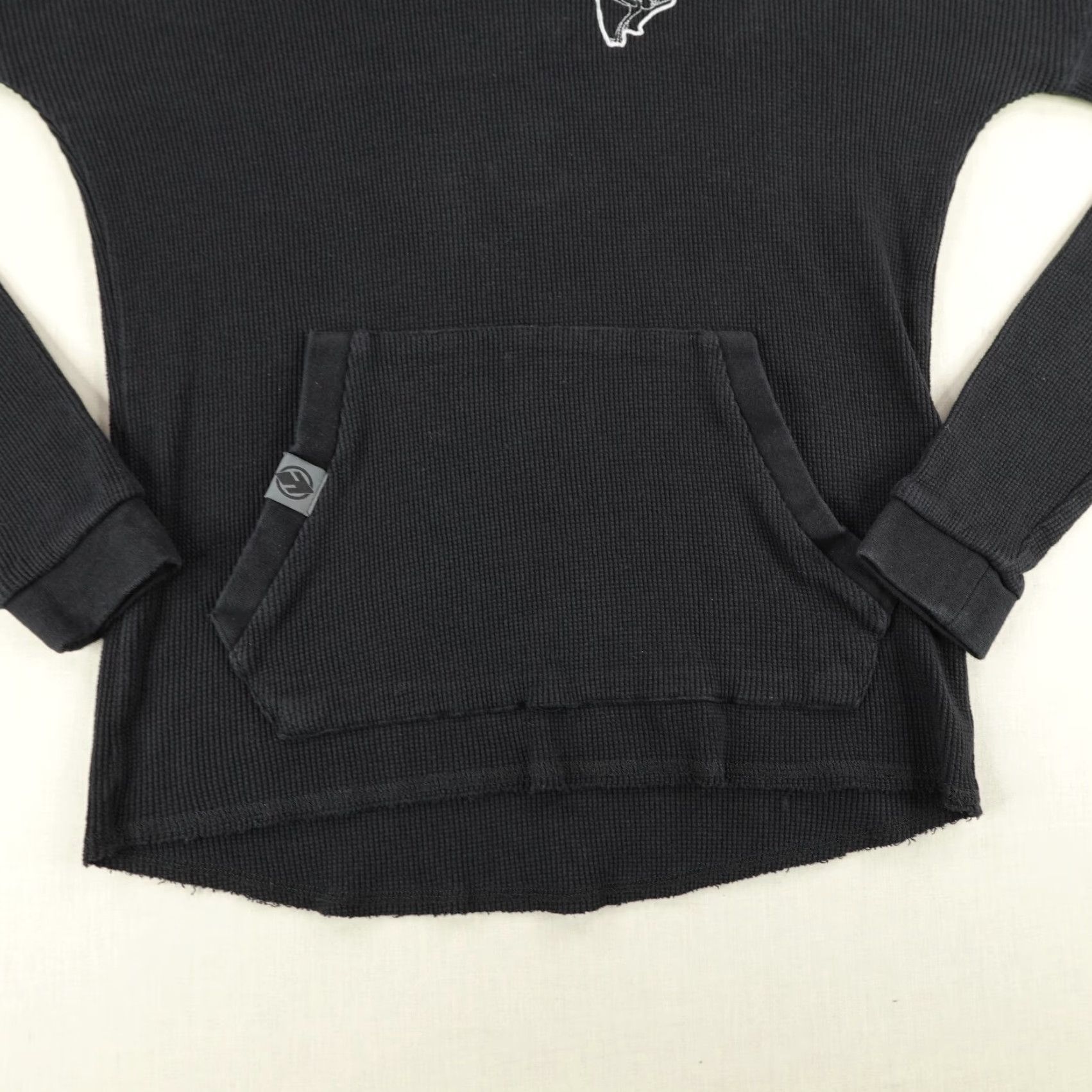 Star Wars STAR WARS Sweatshirt Womens XS Kylo Ren Waffle Knit Thermal Funnel Neck Pullover Black XS Sweatshirt Women Star Wars Size XS / US 0-2 / IT 36-38 - 5 Thumbnail
