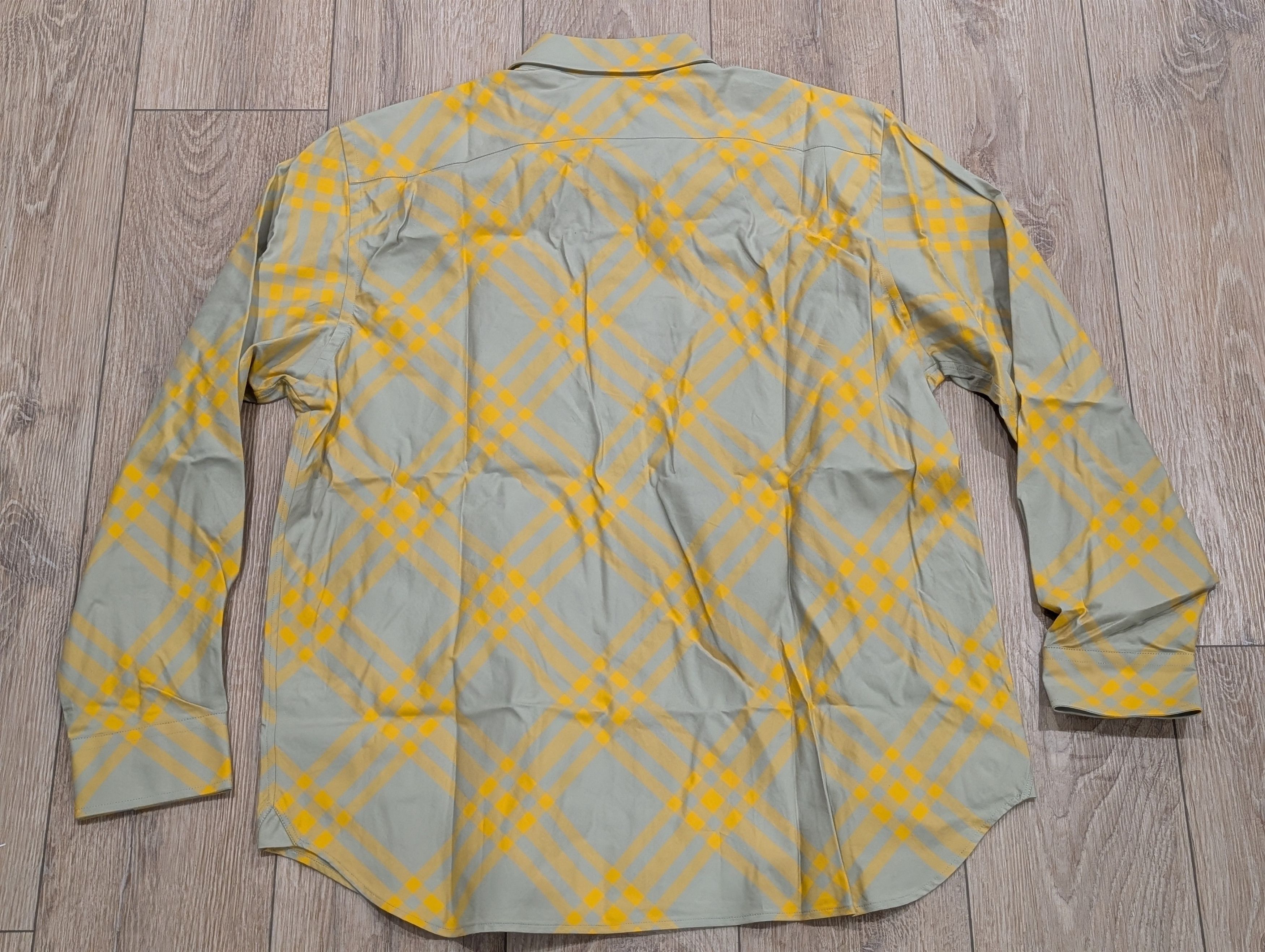 Burberry BURBERRY Check Pattern Flannel Button Up Shirt Hunter IP 2XL Size US XXL / EU 58 / 5 - 3 Thumbnail
