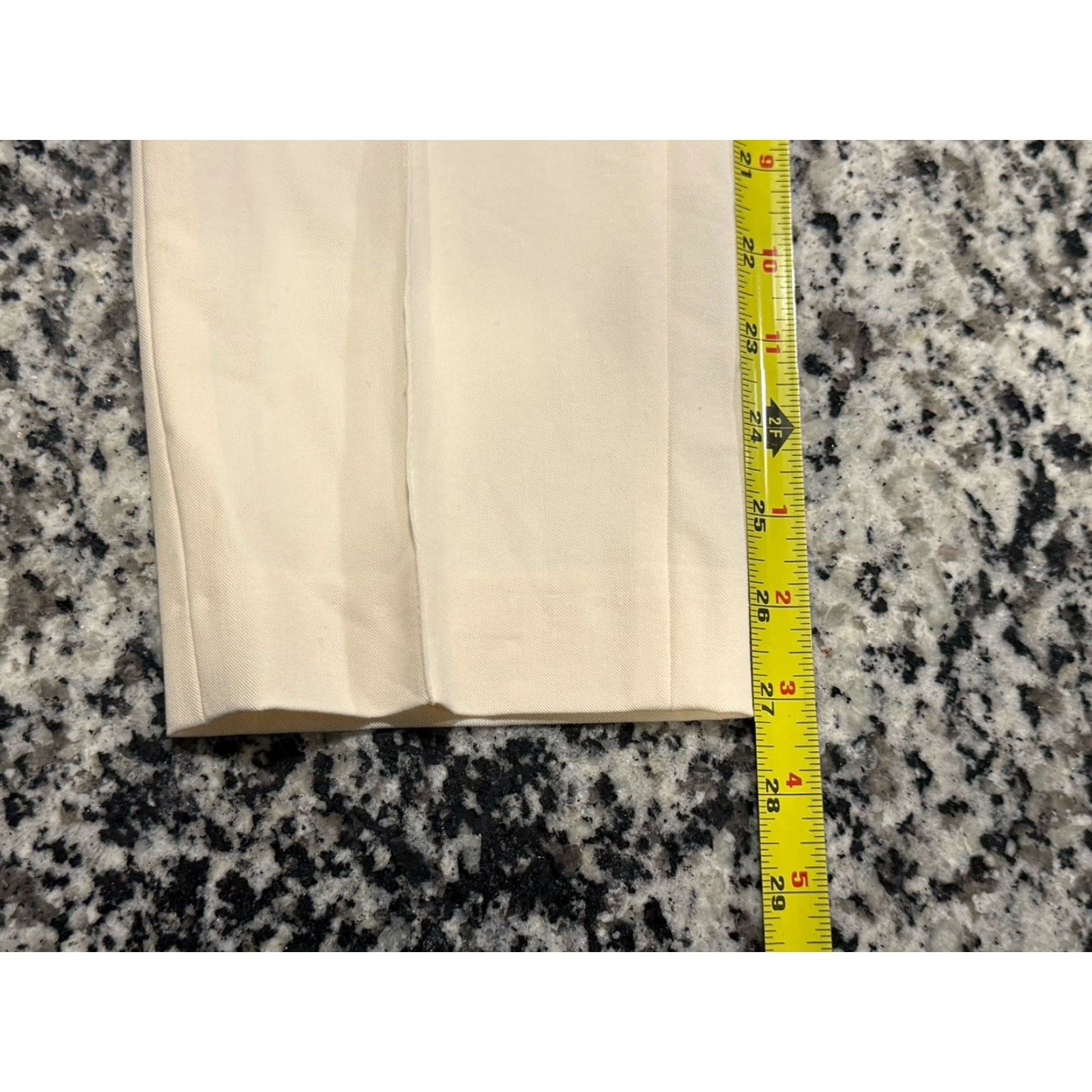 Vintage VINTAGE NWT AKRIS PUNTO Cream Straight Leg trousers 4 Women Pants Cotton Frankie Cream Minimalist City Preppy Ankle Women Size 27" / US 4 / IT 40 - 4 Thumbnail