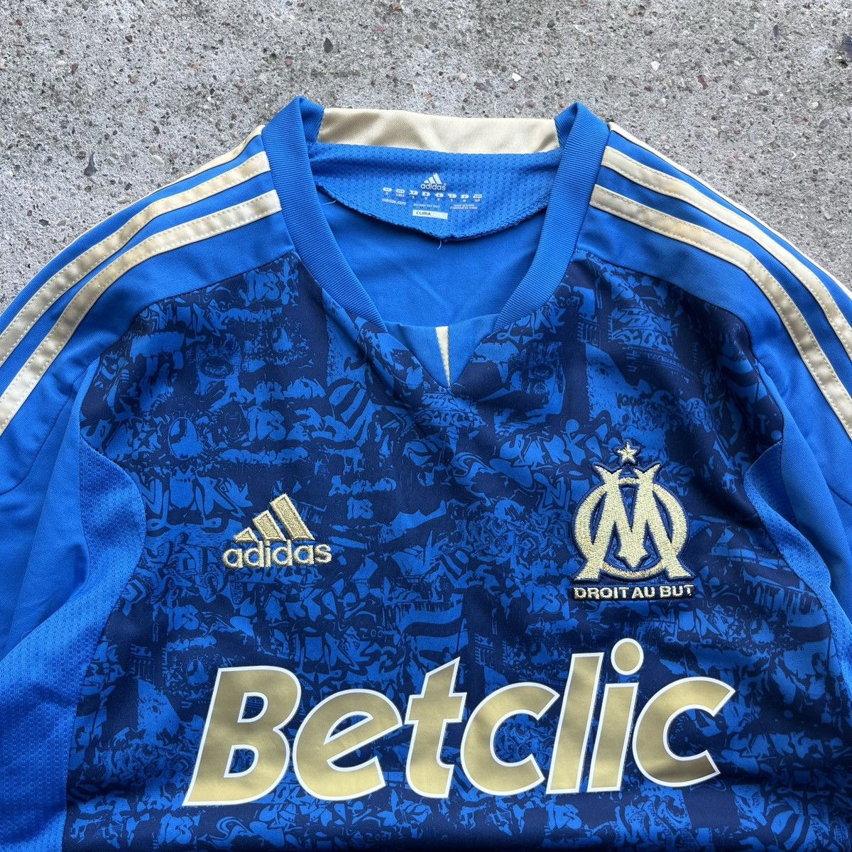 Adidas Olympique Marseille Adidas 2011/2012 away Football Jersey Size US S / EU 44-46 / 1 - 2 Thumbnail