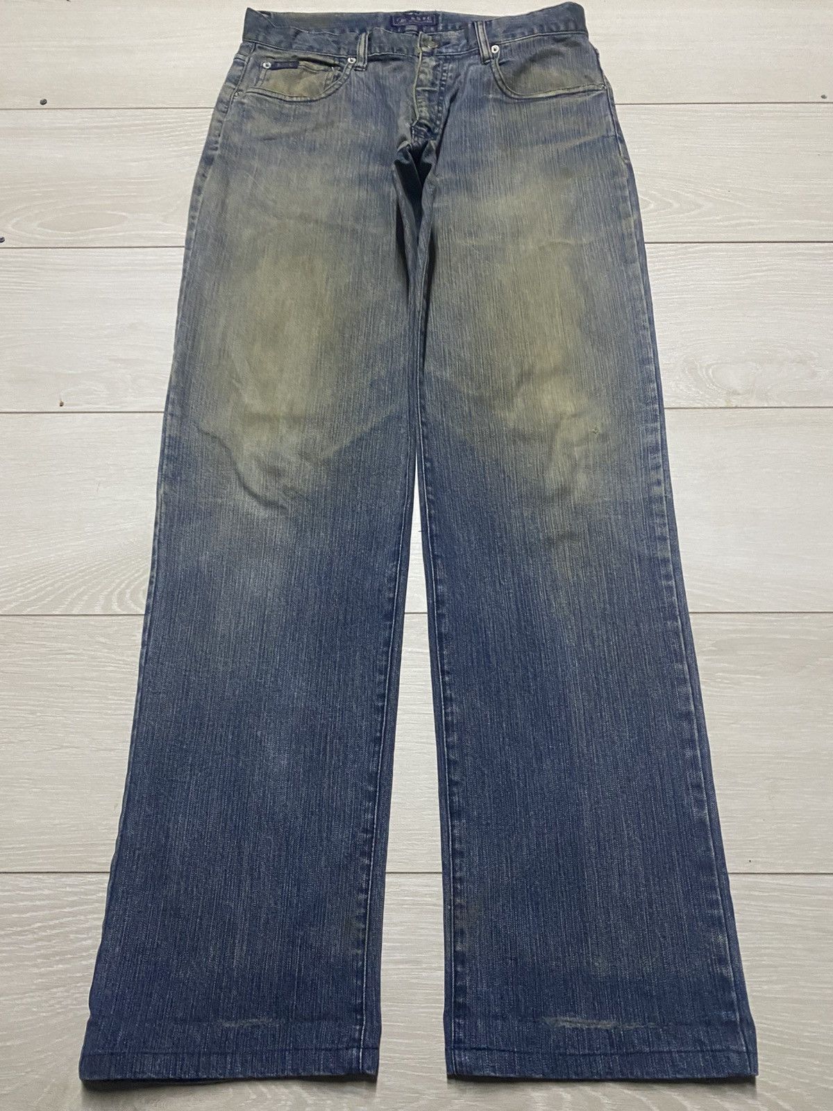 Beverly Hills Polo Club Vintage Beverly Hills Polo Club Mud Wash Loose Jeans Size US 30 / EU 46 - 1 Thumbnail