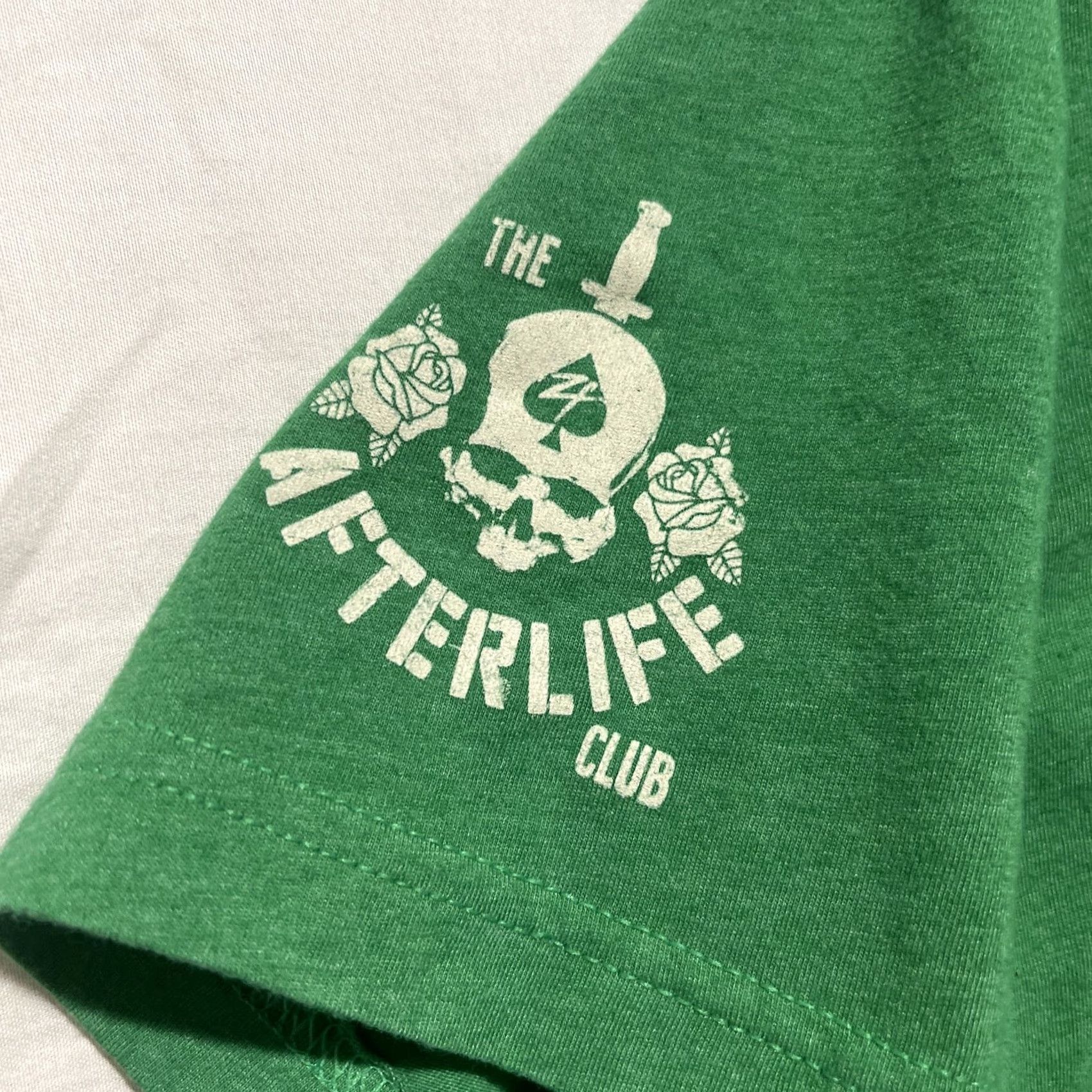 Vintage Zero Foxtrot Shirt Mens Small Green Clover Leaf Irish Afterlife Club Tee Size US S / EU 44-46 / 1 - 5 Thumbnail