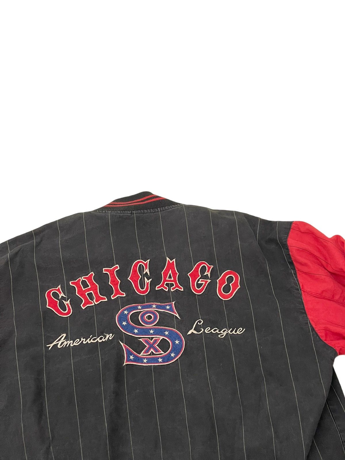Sports Specialties Reversible Vtg 90s Chicago White Sox MLB Varsity Jacket 5🟩6 Size US L / EU 52-54 / 3 - 5 Thumbnail