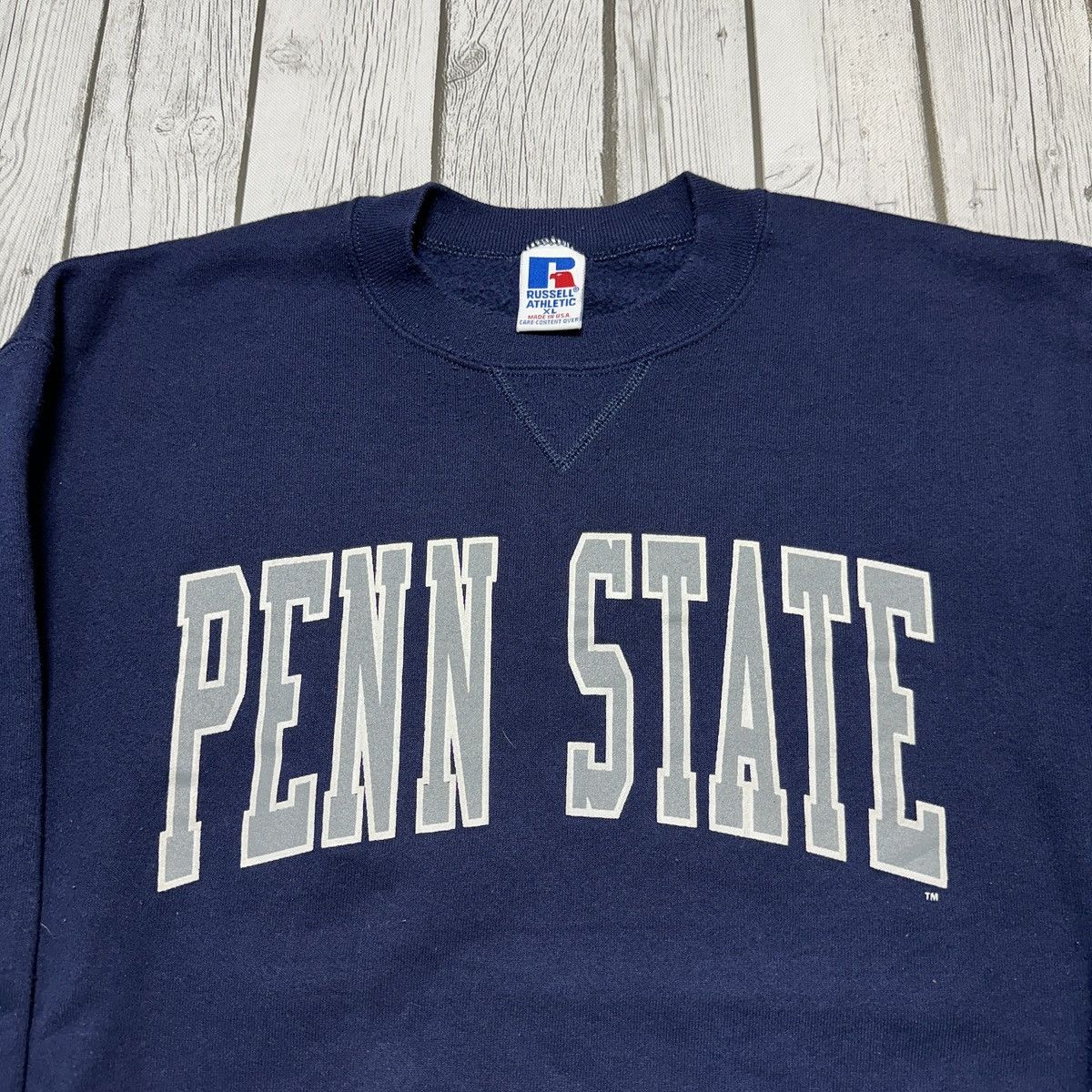 Russell Athletic Vintage Penn State sweatshirt Size US XL / EU 56 / 4 - 3 Thumbnail