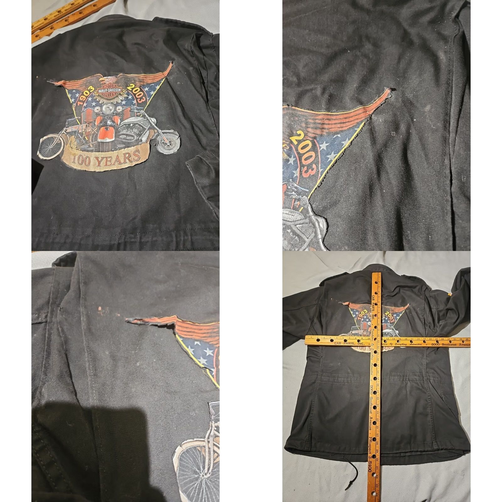Harley Davidson VINTAGE Alpha Industries Military Jacket Mens M 1980s Black Harley Davidson Field Jacket Mens Size US M / EU 48-50 / 2 - 10 Thumbnail