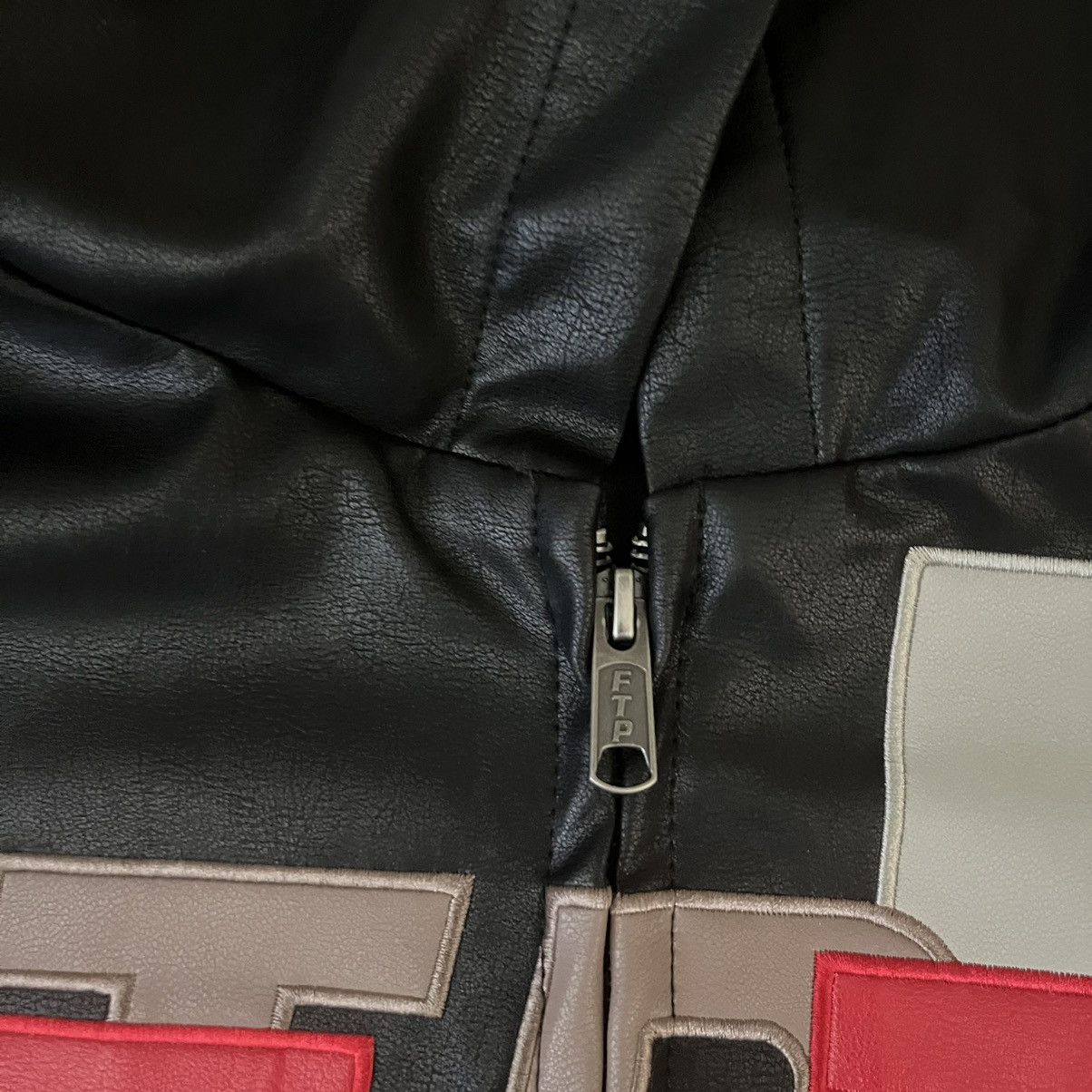 Fuck The Population FTP LEATHER HOODED JACKET Size US L / EU 52-54 / 3 - 4 Thumbnail