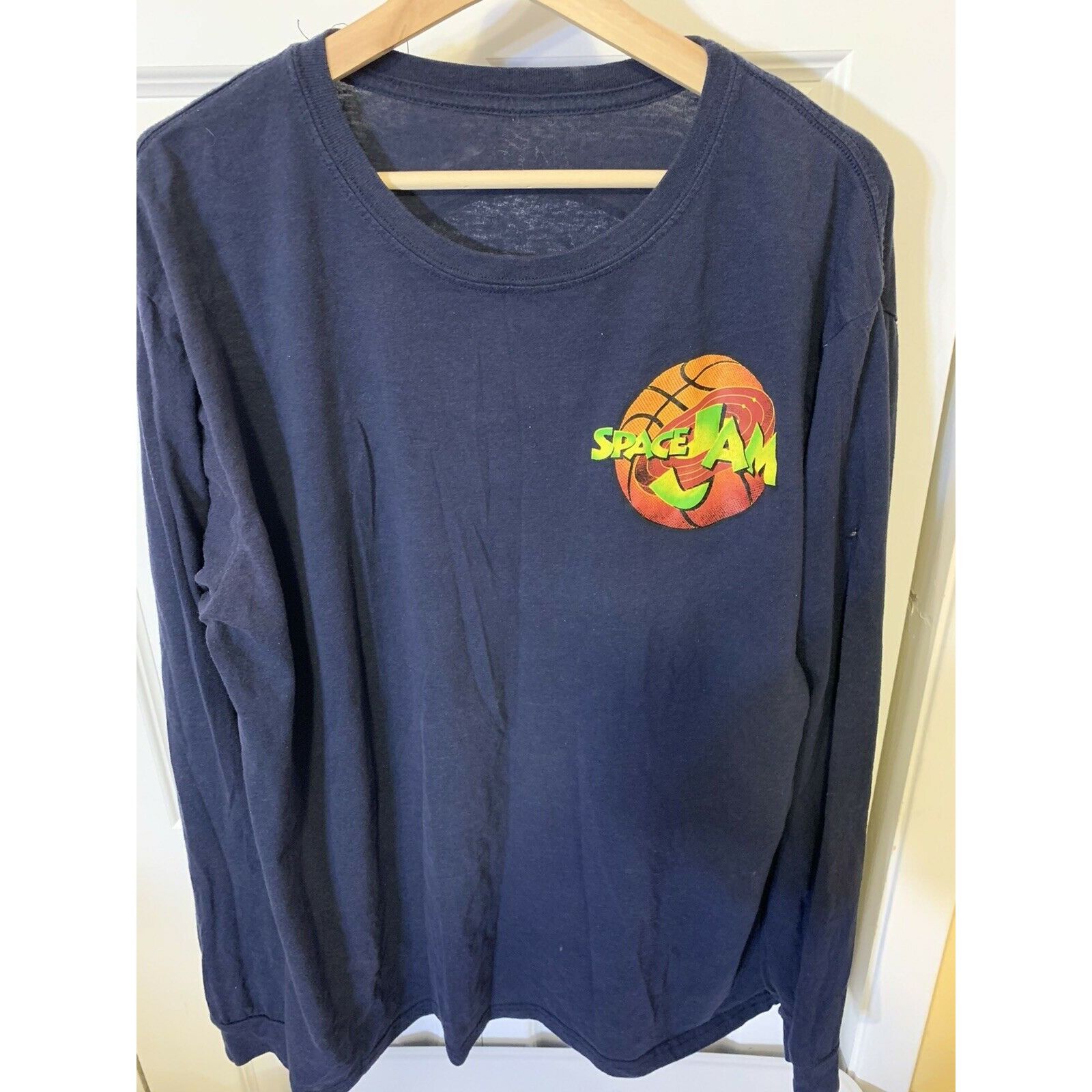 Vintage Vintage 90’s Space Jam Long Sleeve Shirt Tune Squad Looney T Size US XXL / EU 58 / 5 - 4 Thumbnail