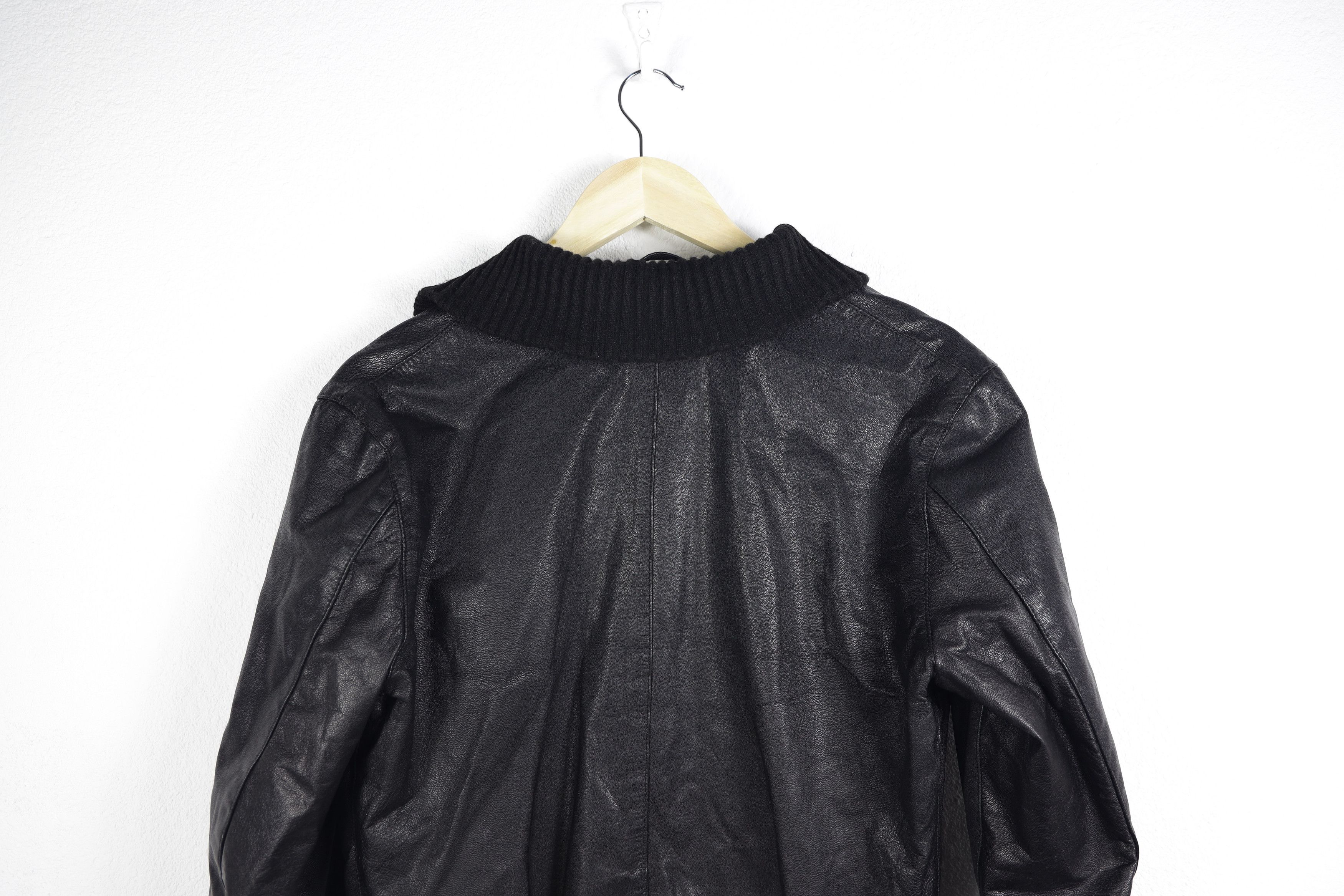 Allsaints All Saints Black Leather Bomber Jacket Small Size US S / EU 44-46 / 1 - 19 Thumbnail