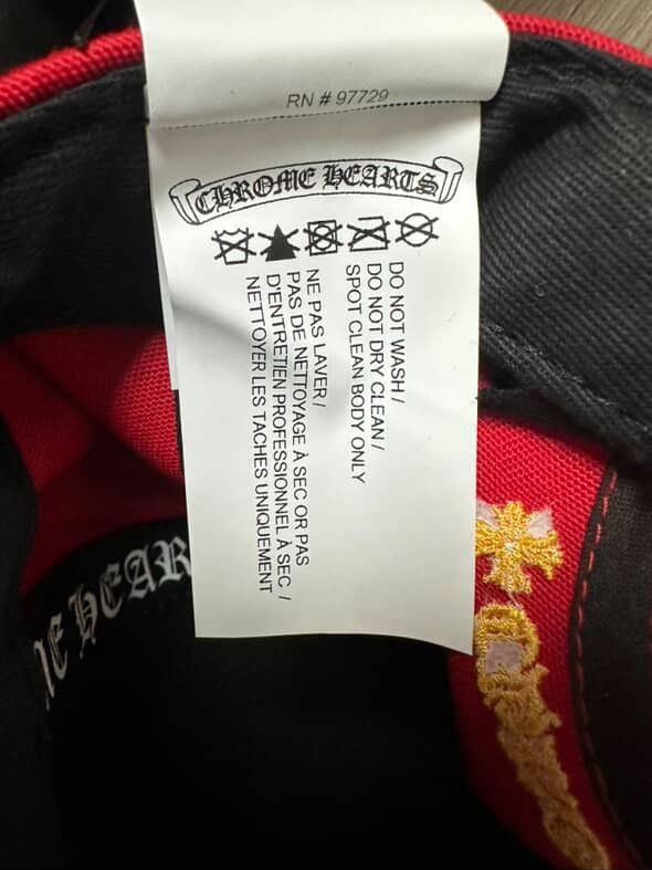 Chrome Hearts Red Chrome hearts hat Size ONE SIZE - 6 Thumbnail