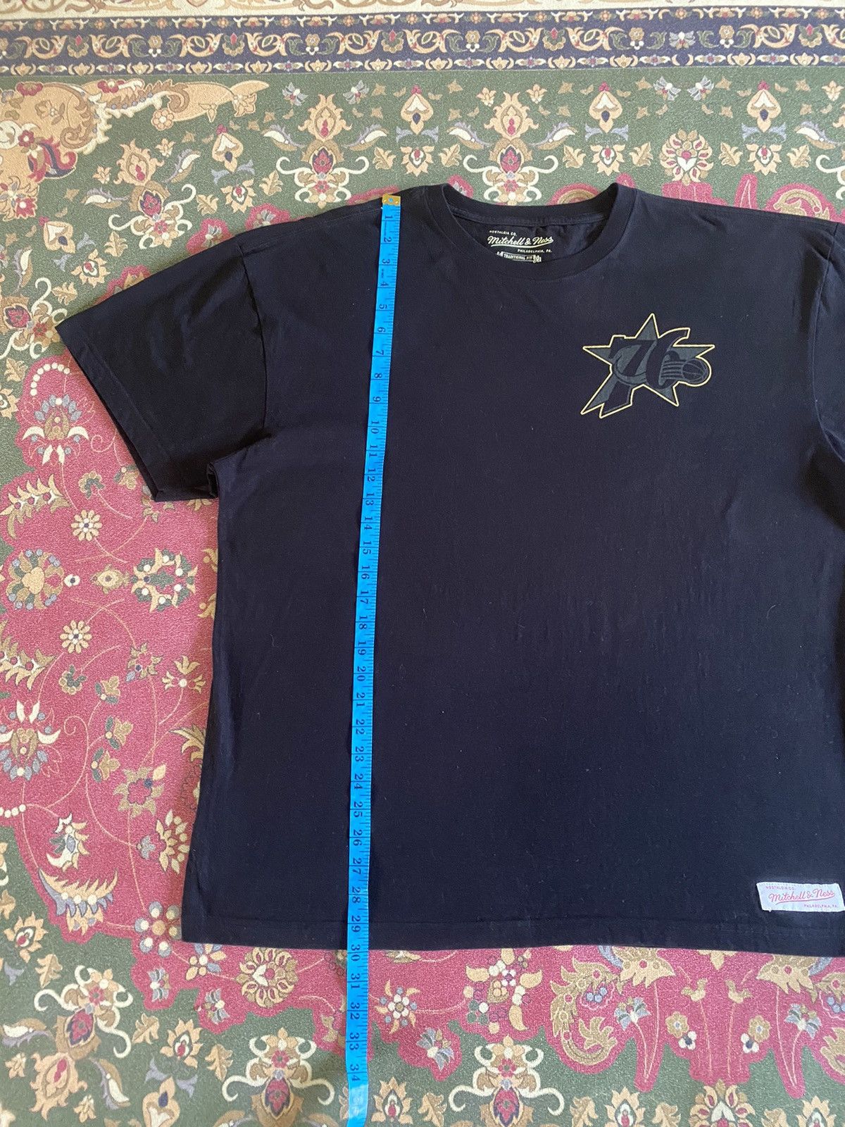 Mitchell & Ness Mitchell & Ness 76 Back Side Over Print Tee Size US XXL / EU 58 / 5 - 10 Thumbnail