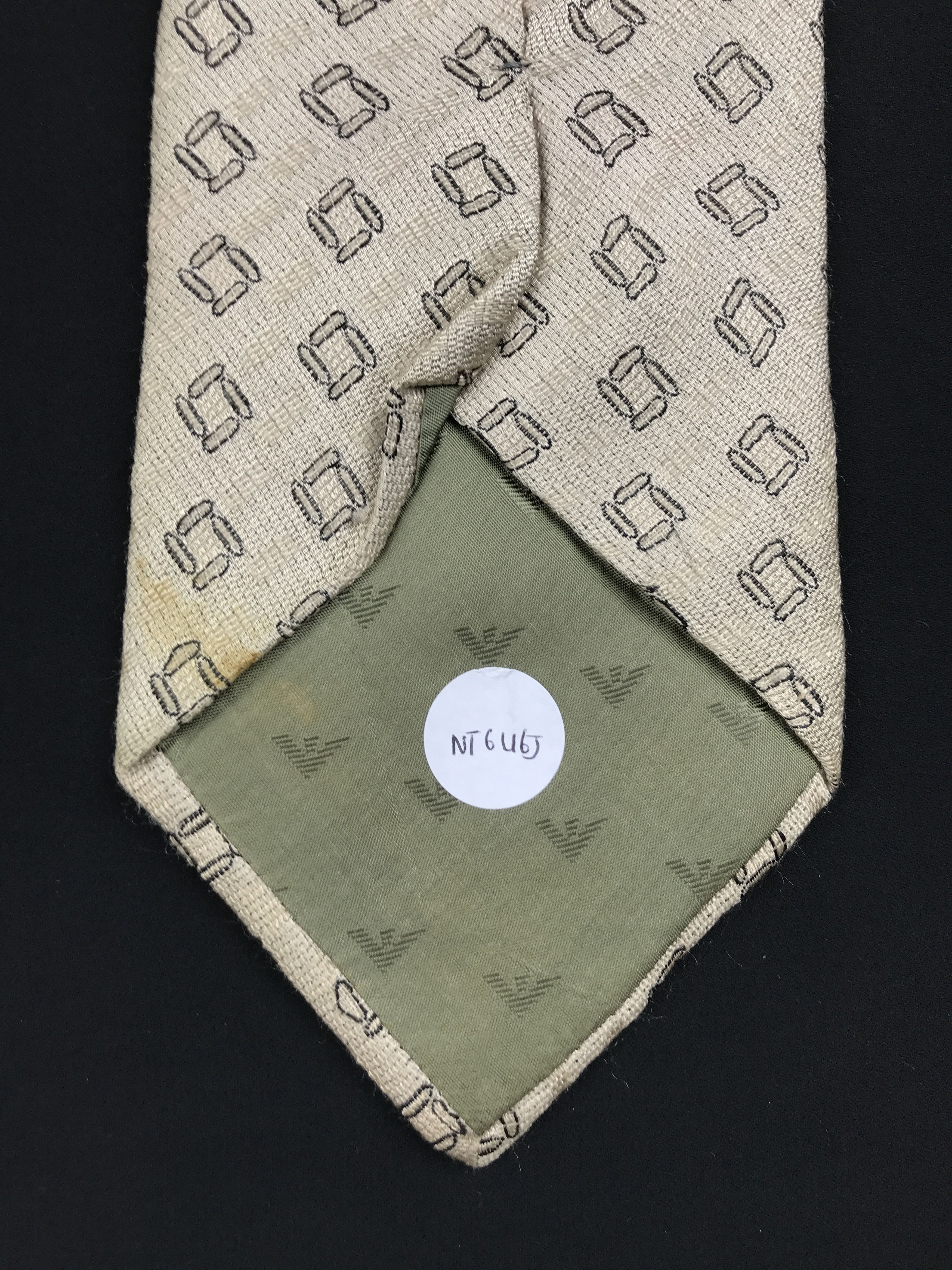 Emporio Armani × Vintage Vintage Emporio Armani Silk Necktie Size ONE SIZE - 9 Thumbnail