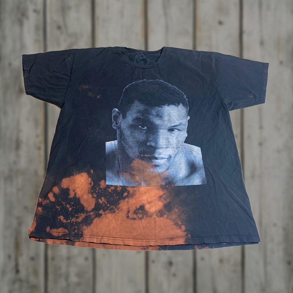 Vintage American Classics Mike Tyson Acid Wash Boxing T Shirt Mens XL Black Size US XL / EU 56 / 4 - 1 Thumbnail