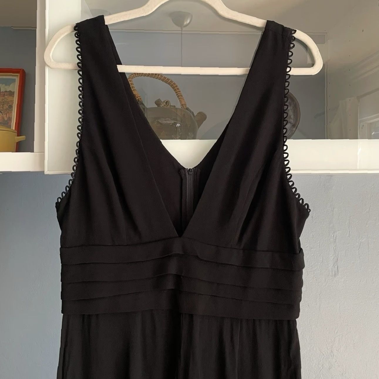 Vintage VINTAGE Stone Cold Fox Jumpsuit Black Flared Leg Sleeveless Size 2 Women Casual Party/Cocktail Travel Size 26" / US 2 / IT 38 - 2 Thumbnail
