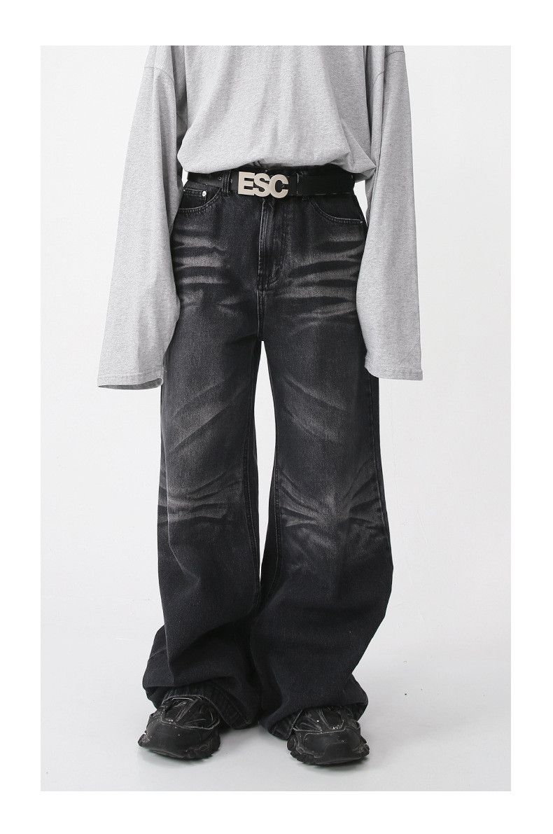 Japanese Brand Casual loose wide-leg Japanese retro jeans Size US 32 / EU 48 - 1 Thumbnail
