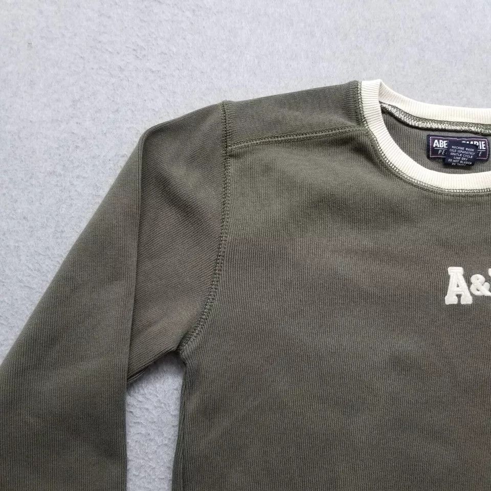 Abercrombie & Fitch Abercrombie Fitch Shirt Womens Medium Long Sleeve Logo Patch Size M / US 6-8 / IT 42-44 - 4 Thumbnail