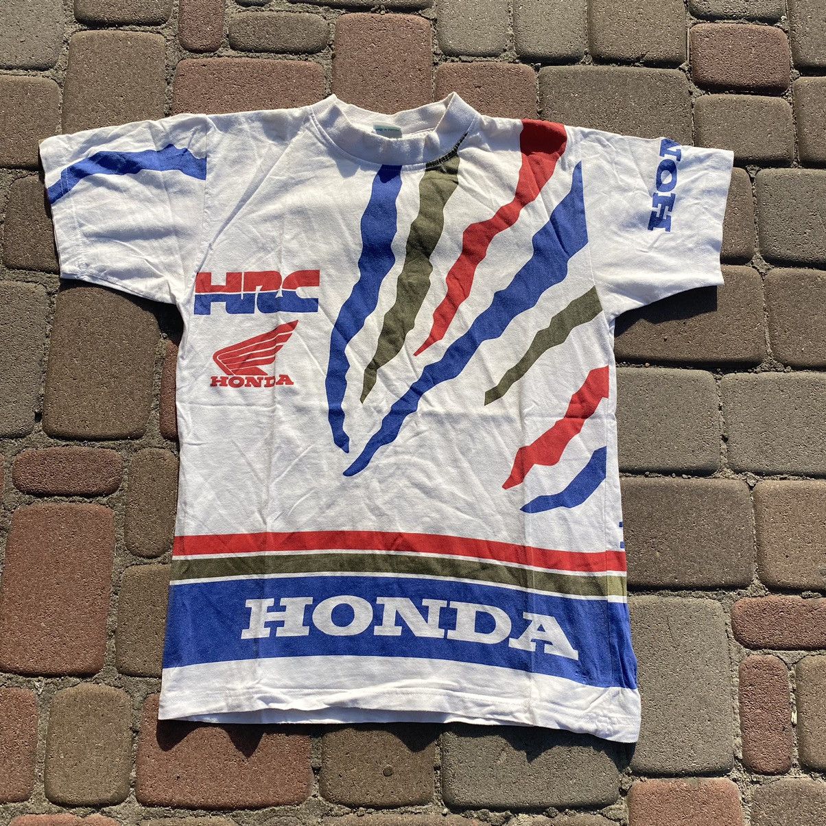 Honda × Vintage Vtg Y2K Honda CRX JDM tee / Honda HRC Formula 1 NASCAR shirt Size US S / EU 44-46 / 1 - 1 Thumbnail