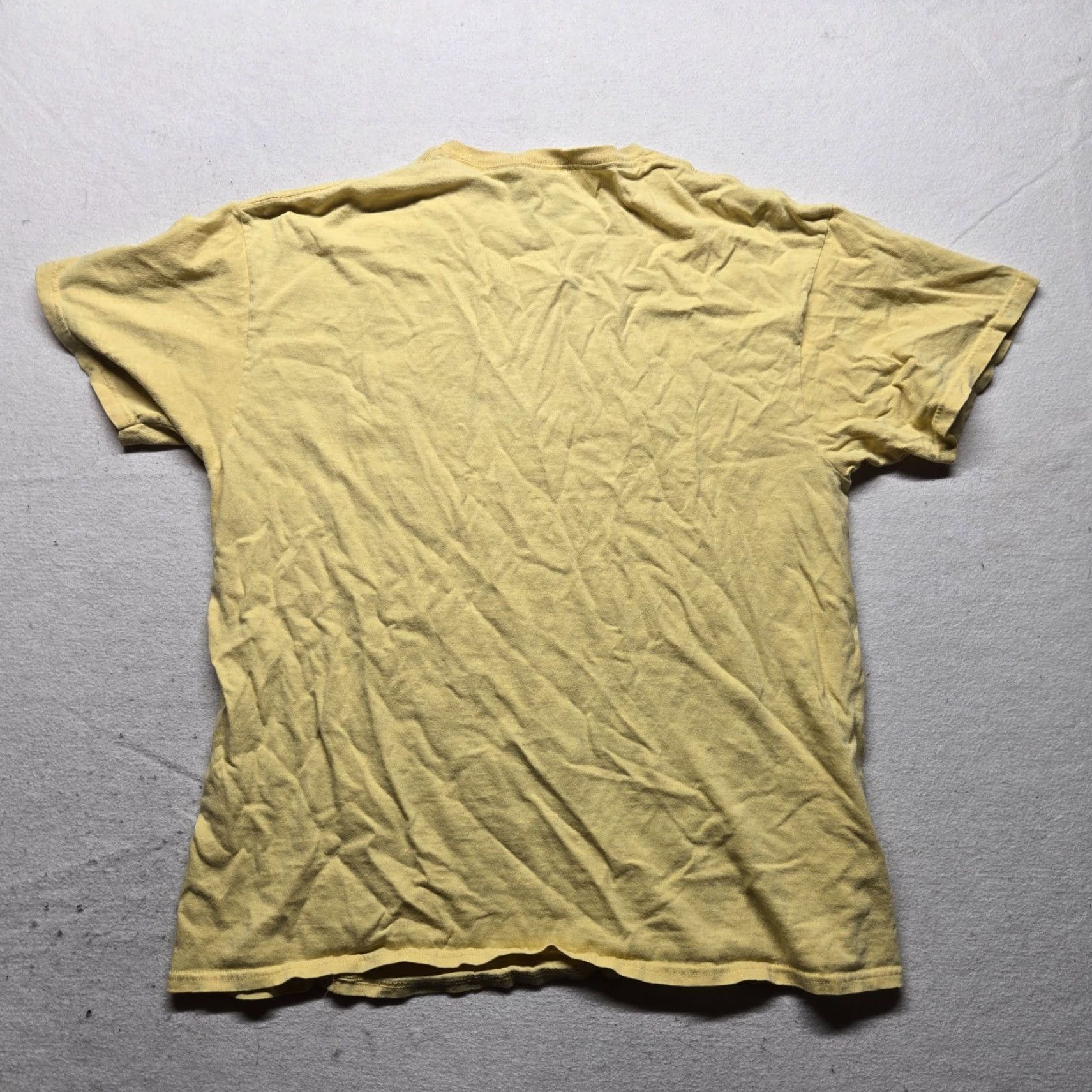 Delta Delta Great Smoky Mountains Yellow T-Shirt Men's XL Crew Neck Short Sleeve Size US XL / EU 56 / 4 - 7 Thumbnail