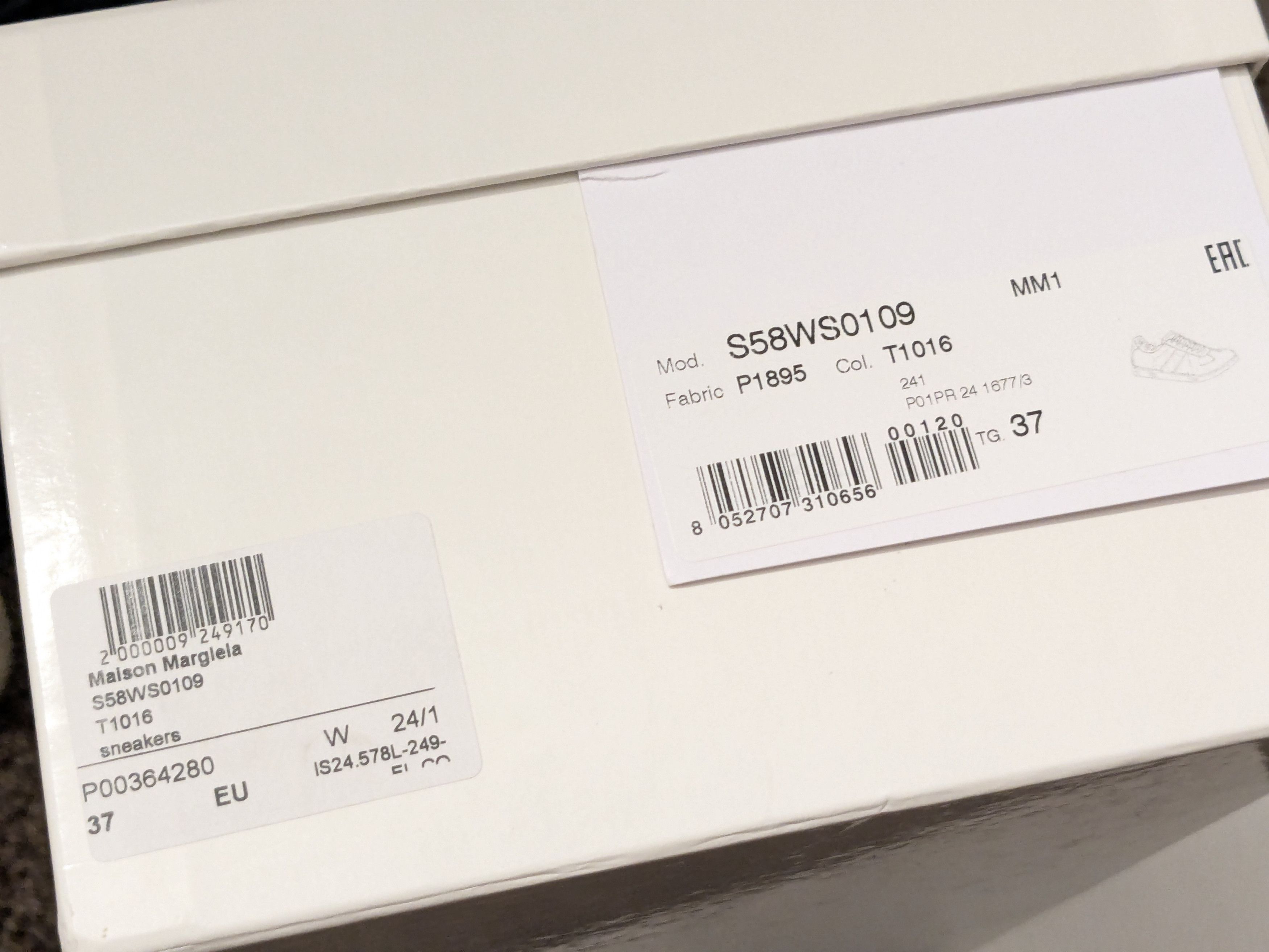Maison Margiela Maison Margiela Replica GAT White Gray 37 7 Womens Size US 7 / IT 37 - 17 Thumbnail
