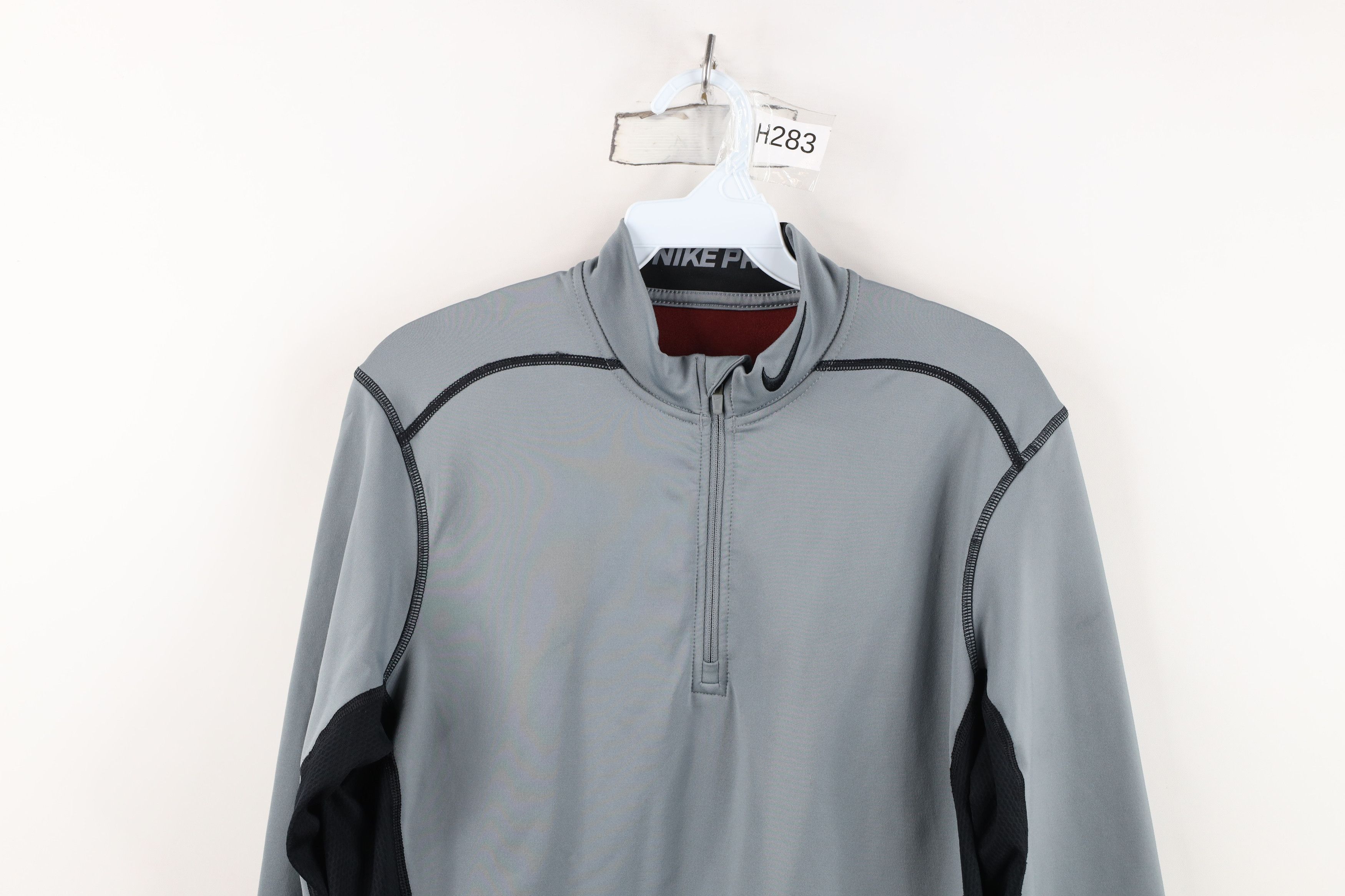 Nike Nike Pro Compression HyperWarm Half Zip Pullover Sweater Top Size US M / EU 48-50 / 2 - 2 Thumbnail