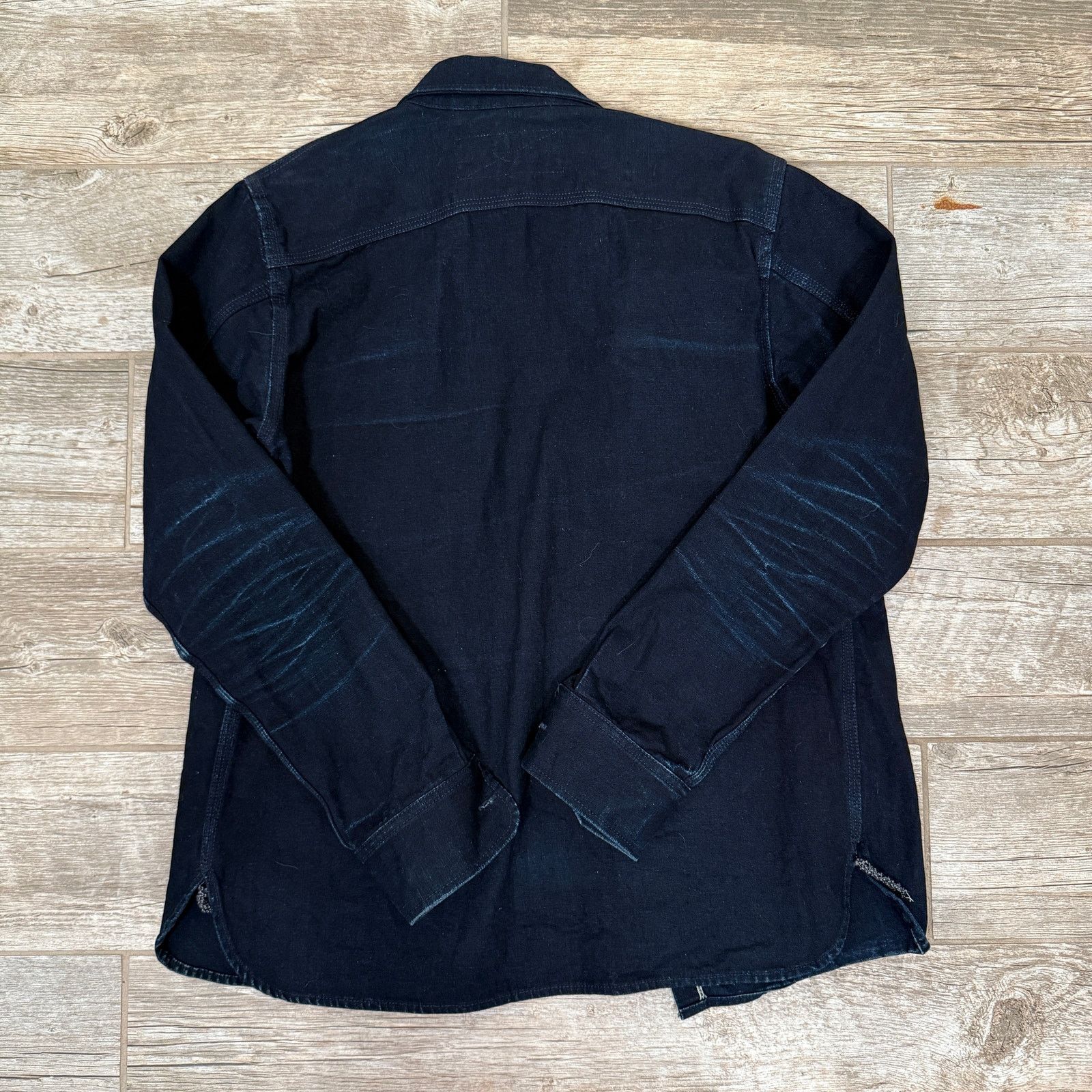 Rogue Territory Work Shirt - Indigo Selvedge Canvas - Size S