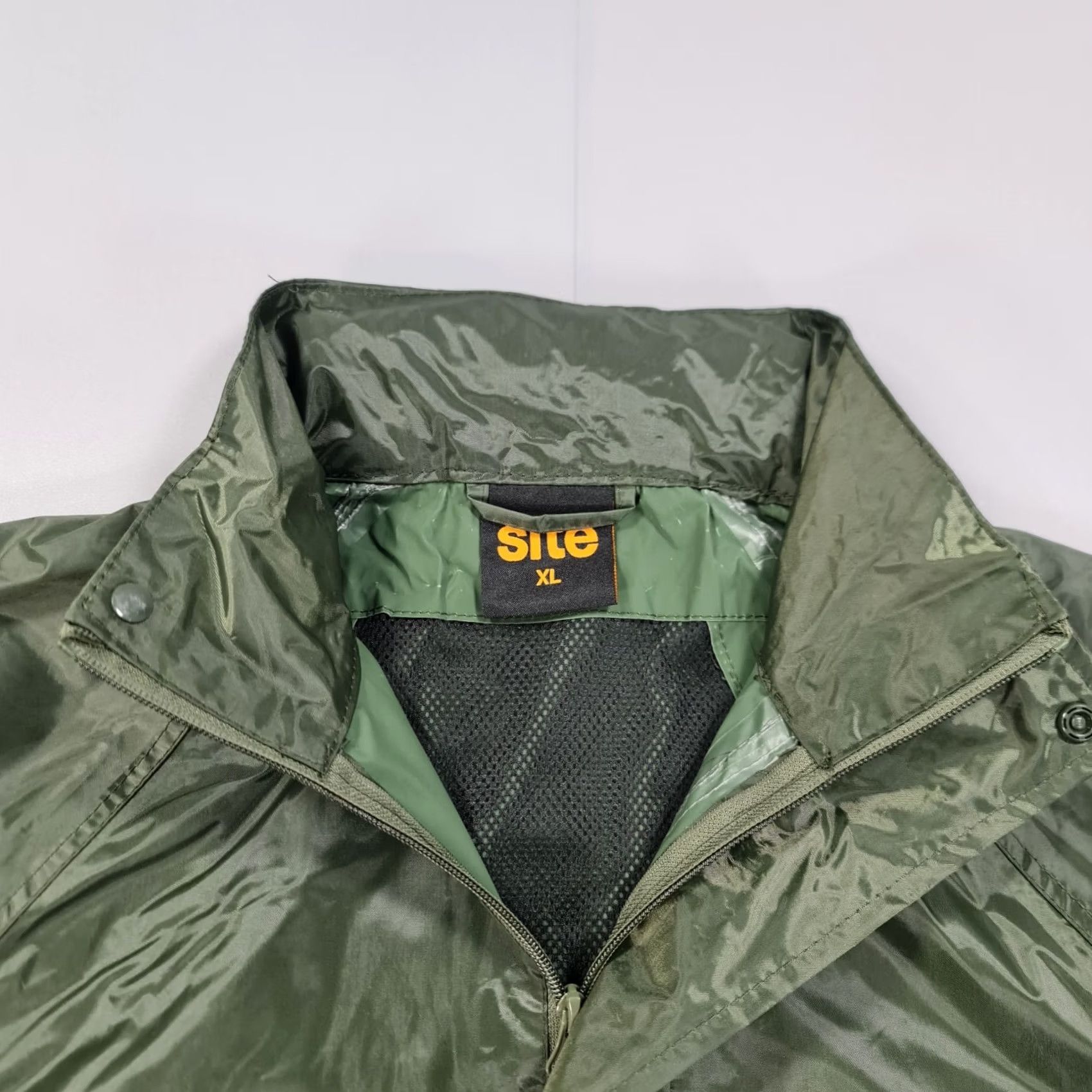 Rains Site Jacket Womens XL Mens Rain Green Hooded Gambrill Full Zip Lightweight Size XL / US 12-14 / IT 48-50 - 2 Thumbnail