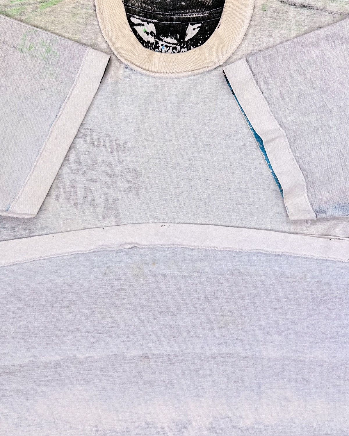 Vintage 70s Sample Surf Beach Resort All Over Print T Shirt Size US XS / EU 42 / 0 - 4 Thumbnail