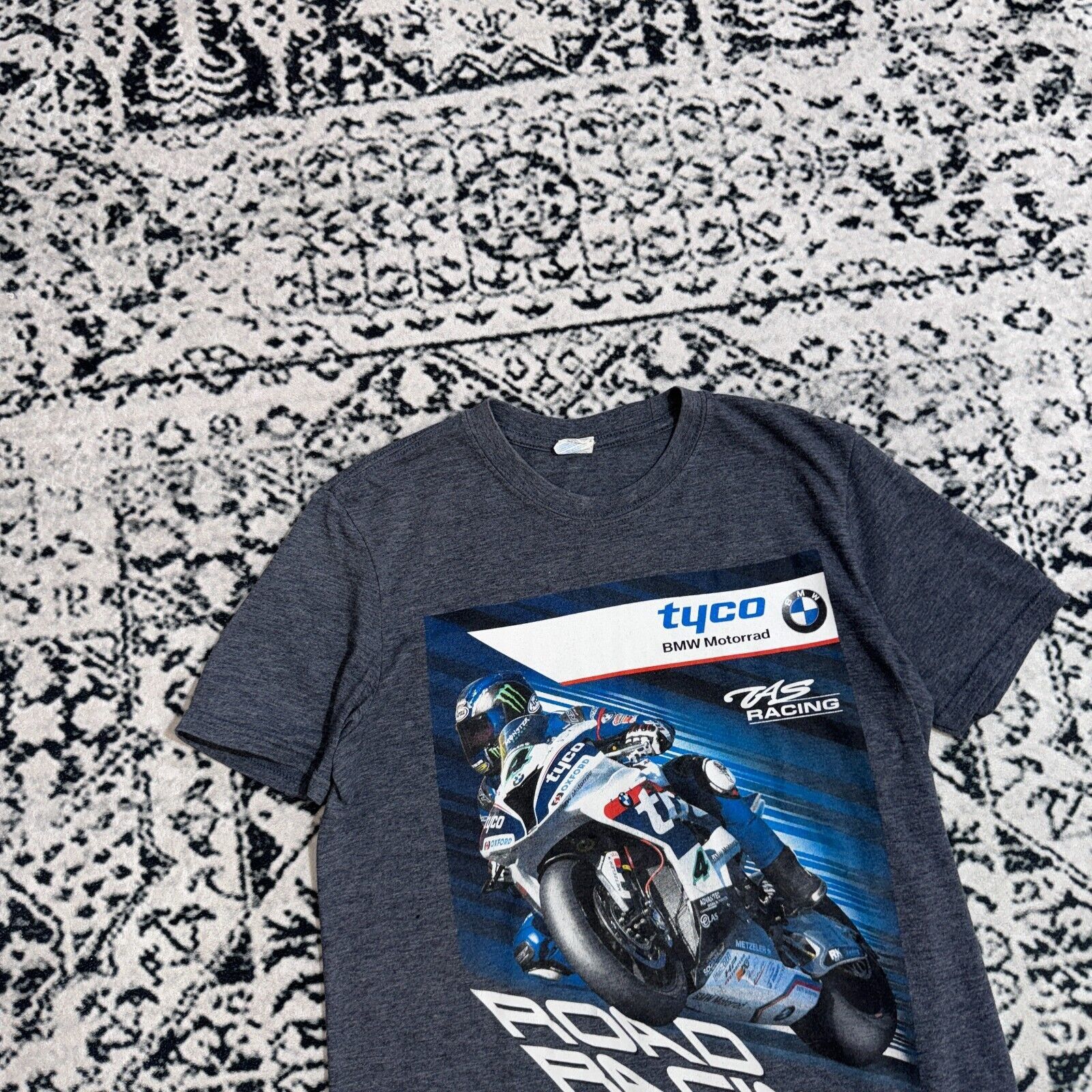 BMW × Vintage Vintage BMW Navy Blue Cotton T-Shirt Size S Y2k 90s Racing Size US S / EU 44-46 / 1 - 3 Thumbnail