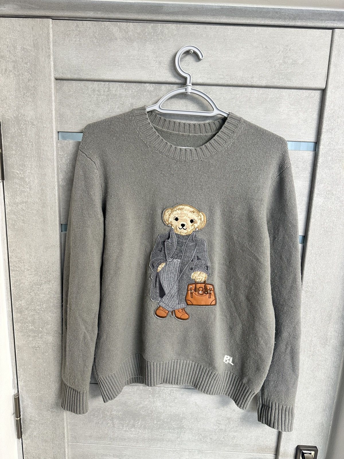 Polo Ralph Lauren Ralph Layrent Polo Bear Purple label Cashmere Sweater Size L / US 10 / IT 46 - 1 Thumbnail