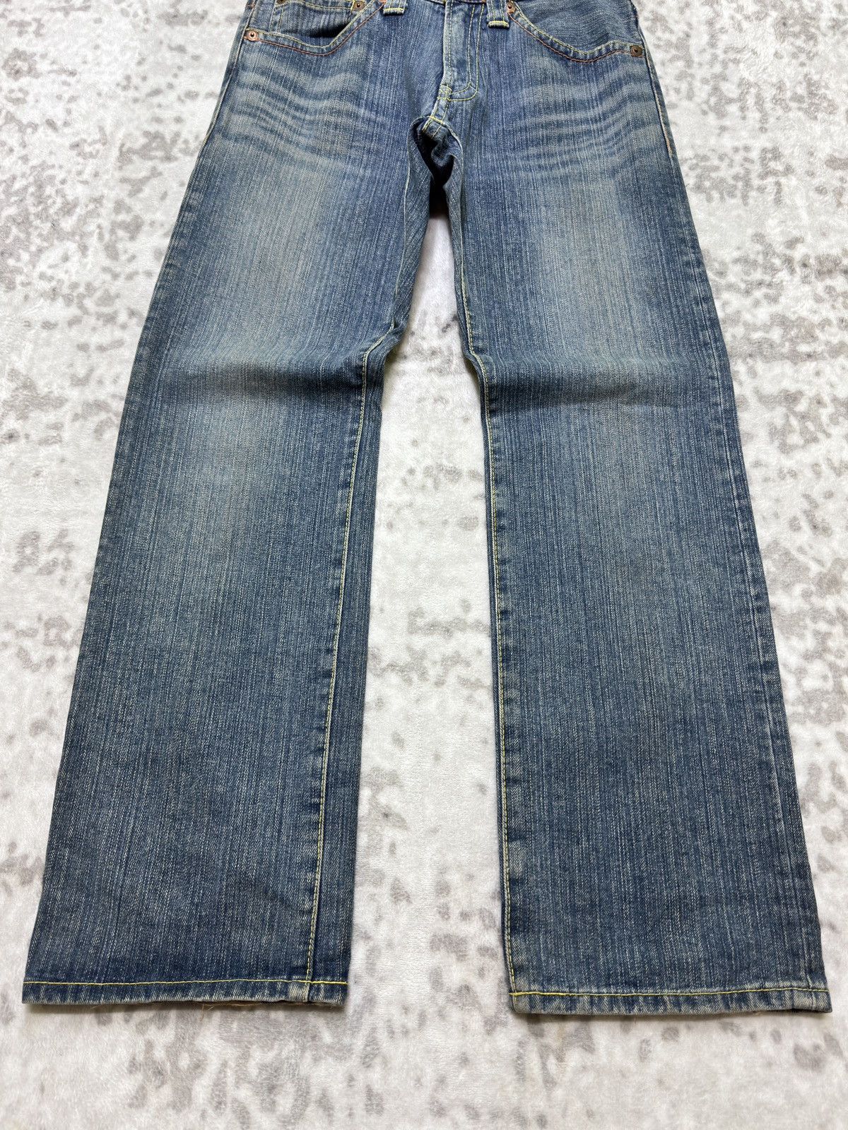 Hysteric Glamour Cocolulu Straight Leg Y2K Distressed Logo Back Pocket Jeans Size US 29 - 6 Thumbnail