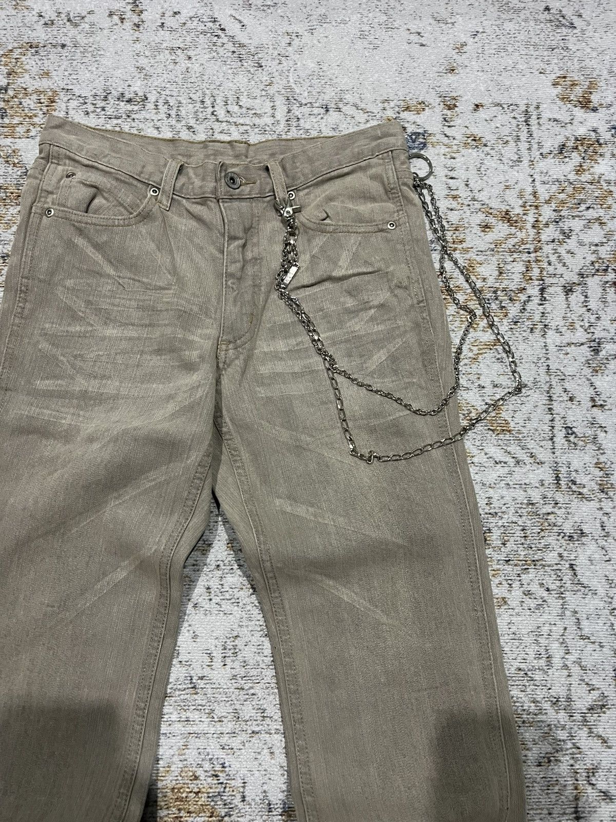 If Six Was Nine × Le Grande Bleu (L.G.B.) × Tornado Mart A.S.M Wallet Chain Flared Denim Size US 29 - 3 Thumbnail