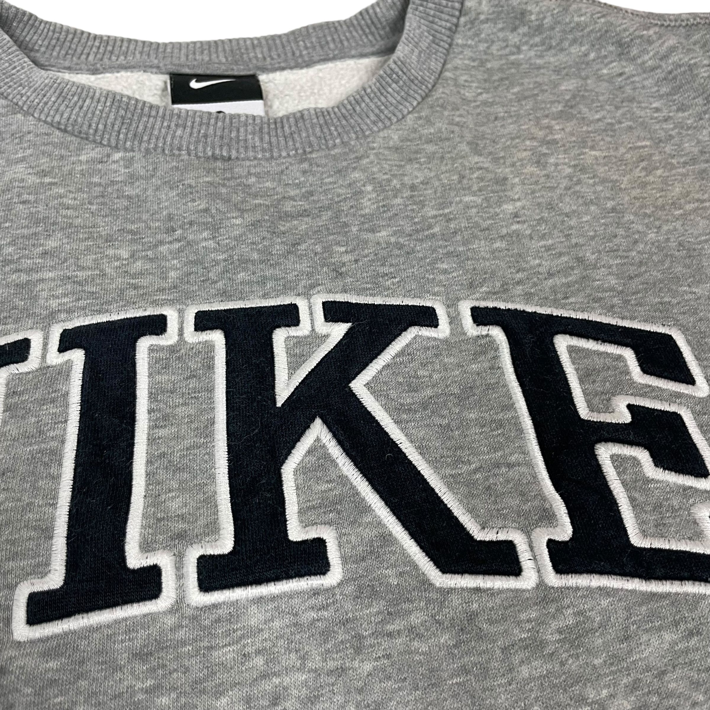 Nike Nike Men's Heather Gray Cotton Fleece Pullover Sweatshirt M Size US M / EU 48-50 / 2 - 3 Thumbnail