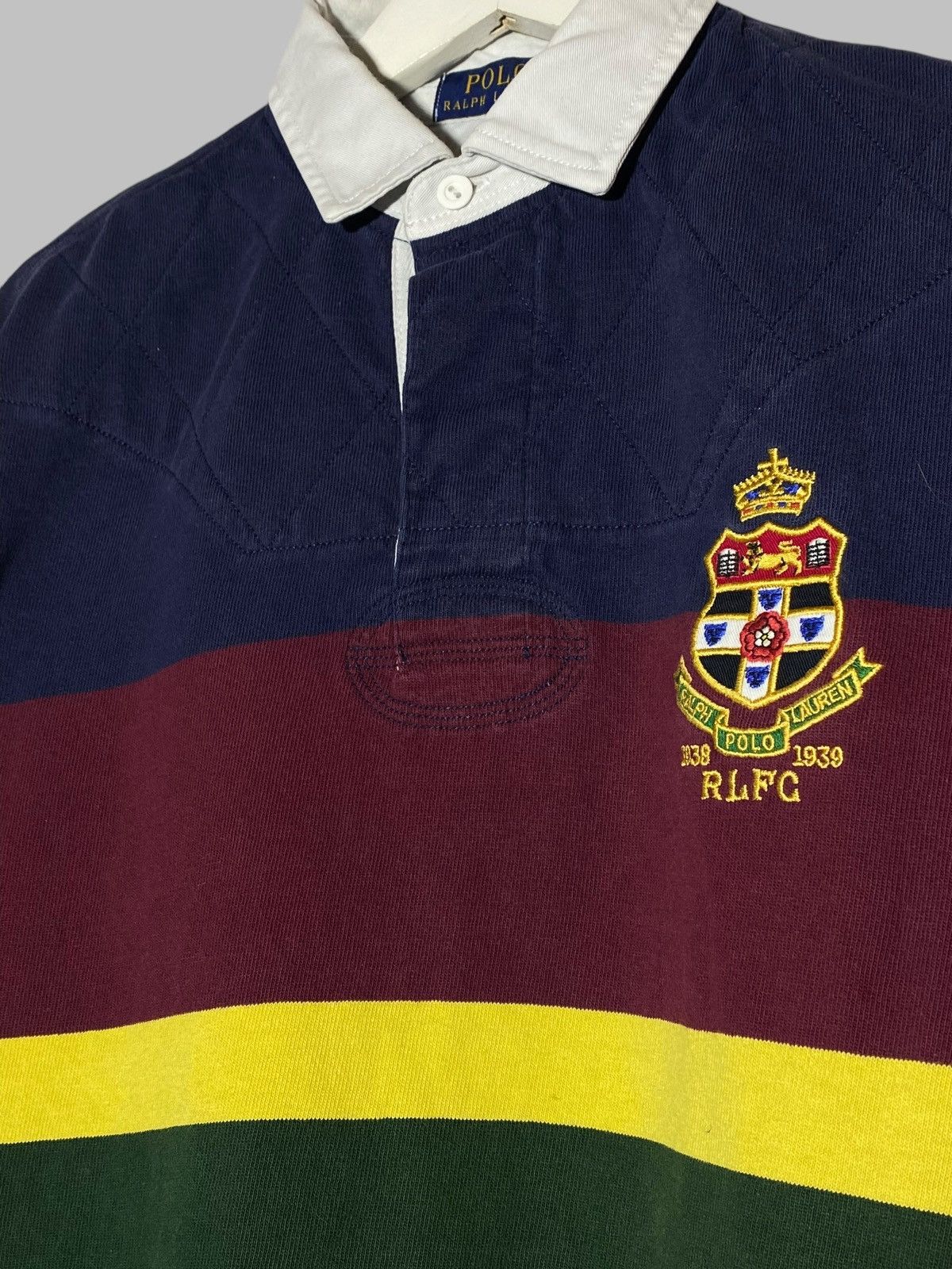 Polo Ralph Lauren 🔥 VINTAGE RALPH LAUREN RUGBY SHIRT PREP SCHOOL VIBES Size US M / EU 48-50 / 2 - 3 Thumbnail