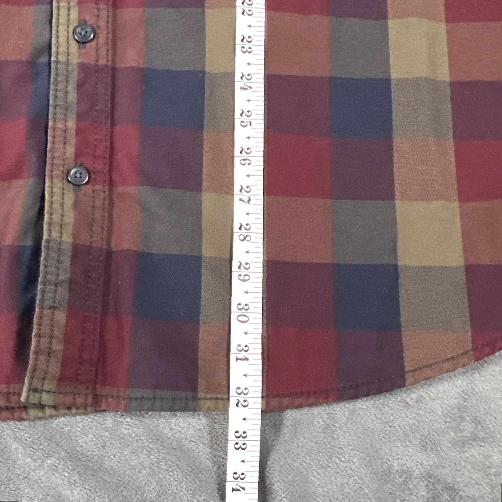 Vintage VINTAGE LL Bean Hurricane Shirt Mens XL Red Blue Plaid Flannel Lined Cotton Canvas Chore Size US XL / EU 56 / 4 - 5 Thumbnail