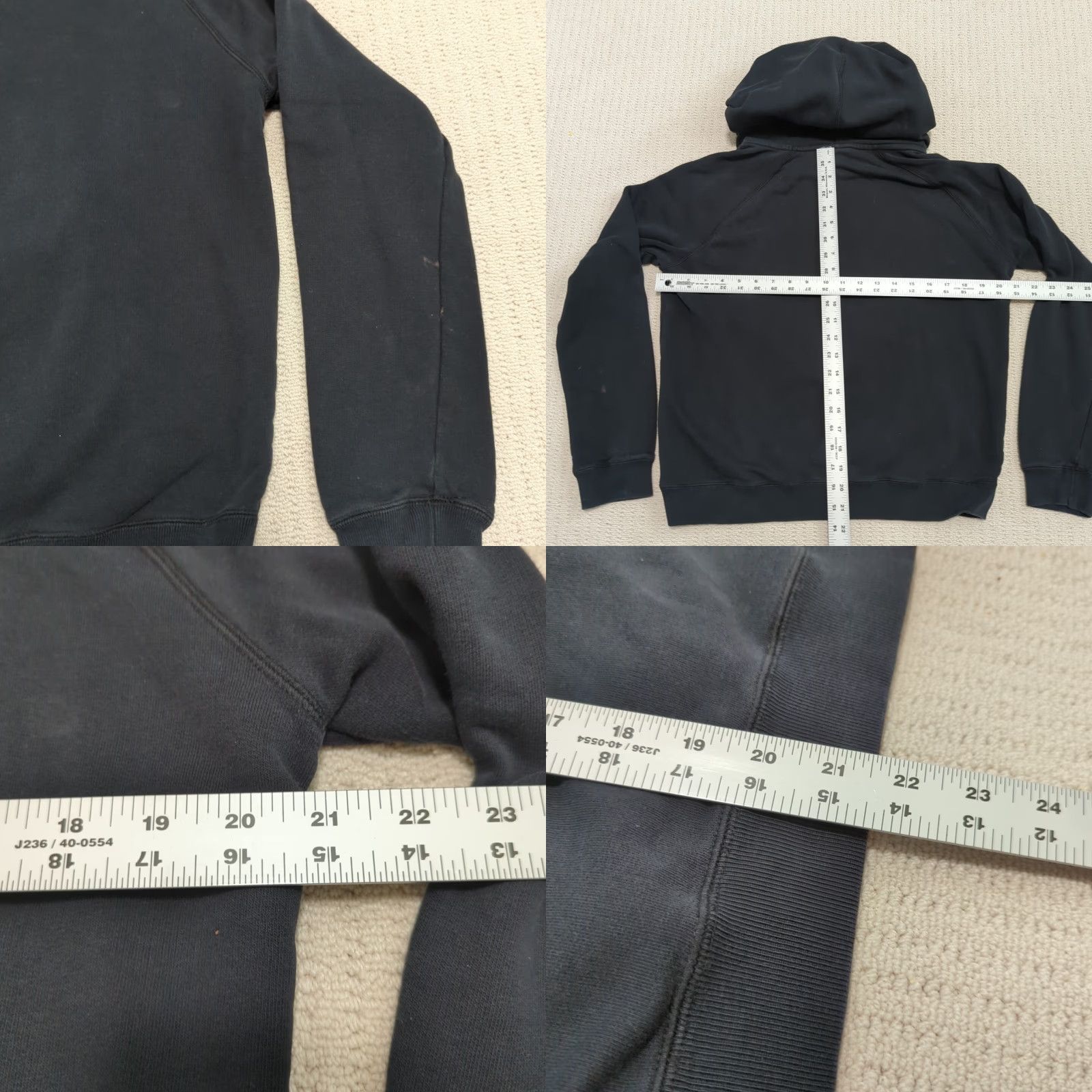 Nike VINTAGE Nike Logo Hoodie Womens M Black Pullover Hooded Sweatshirt Knit Sweatshirt Size M / US 6-8 / IT 42-44 - 9 Thumbnail