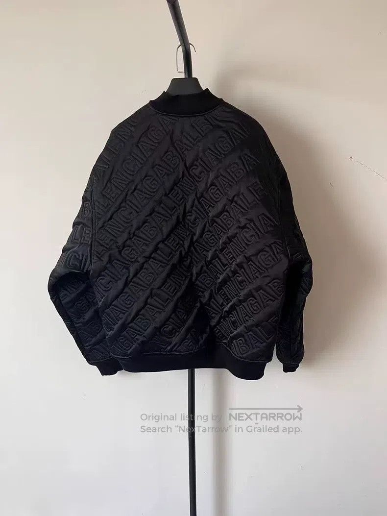 Balenciaga Balenciaga Fully Printed Logo Detail Quilted Pilot Jacket Size US S / EU 44-46 / 1 - 2 Thumbnail