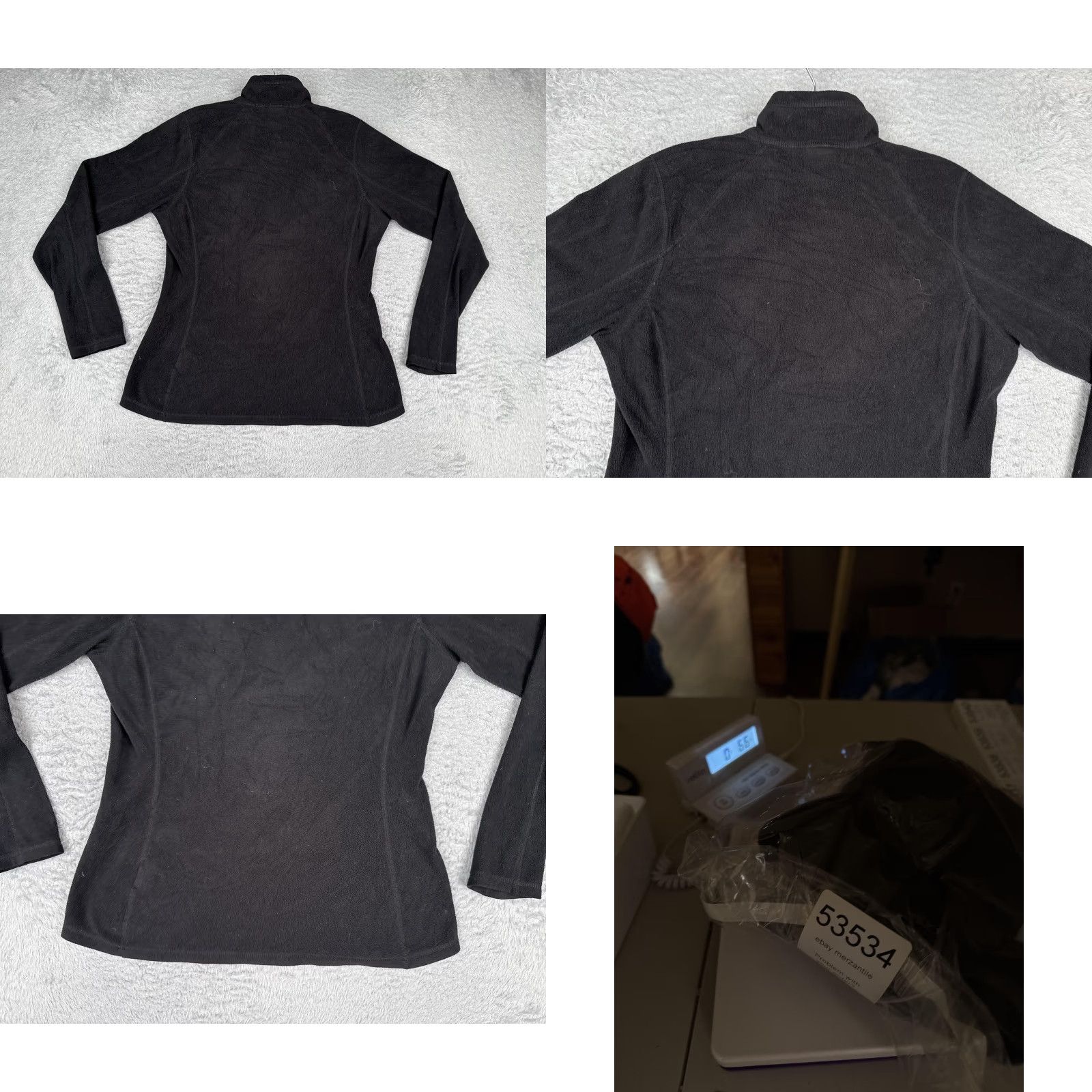 The North Face The North Face Fleece Pullover Womens Small Black 1/4 Zip Mock Neck Hiking Top Size S / US 4 / IT 40 - 9 Thumbnail
