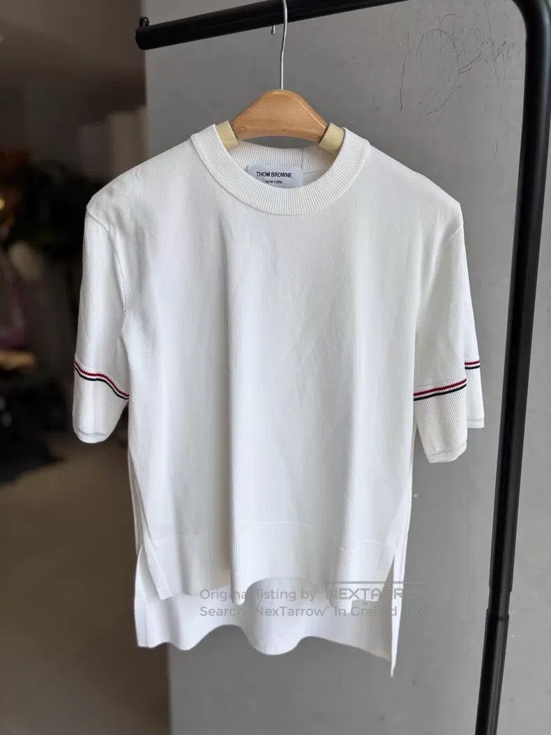 Thom Browne Thom Browne White Short Sleeve Size XS / US 0-2 / IT 36-38 - 1 Thumbnail