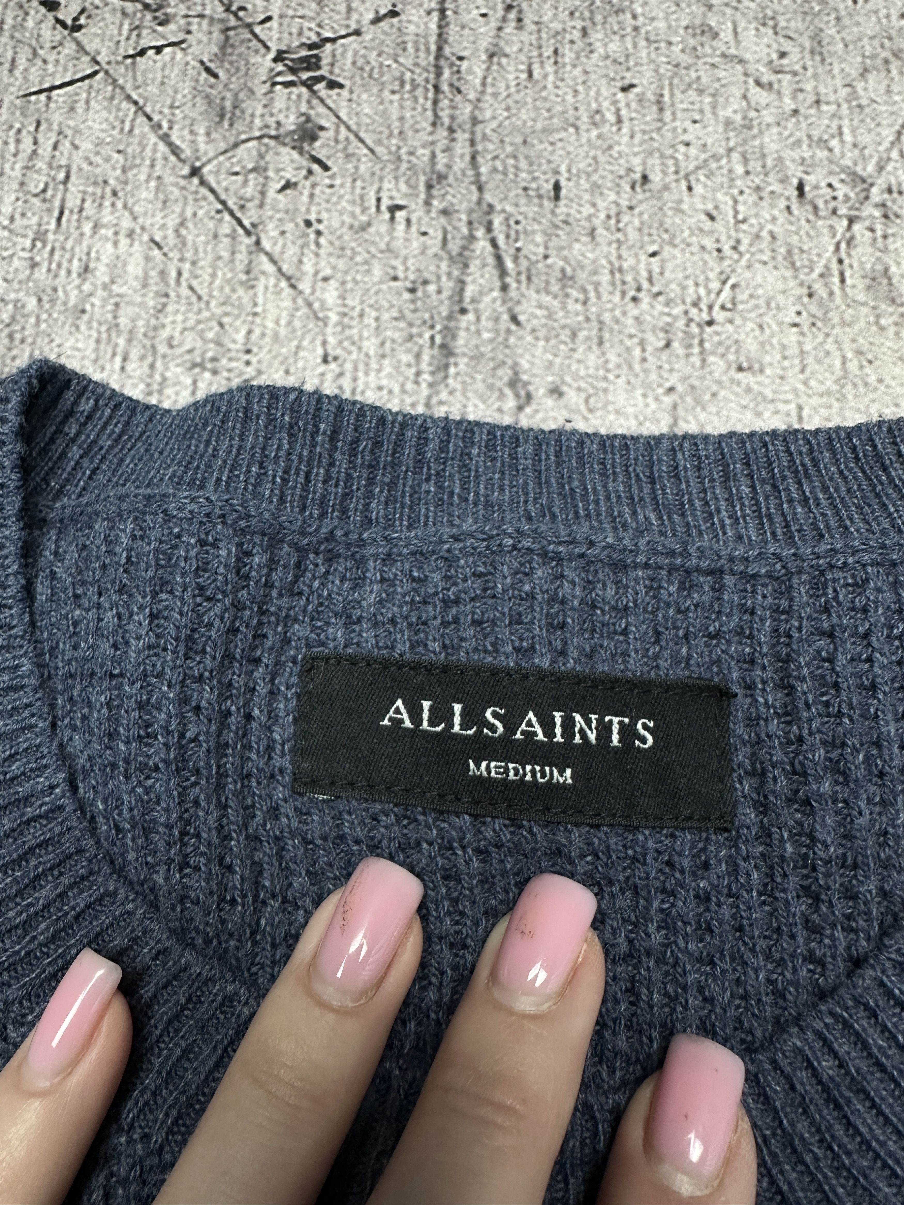 Allsaints Allsaints Mens Mert Crew Neck Sweater Size US M / EU 48-50 / 2 - 4 Thumbnail