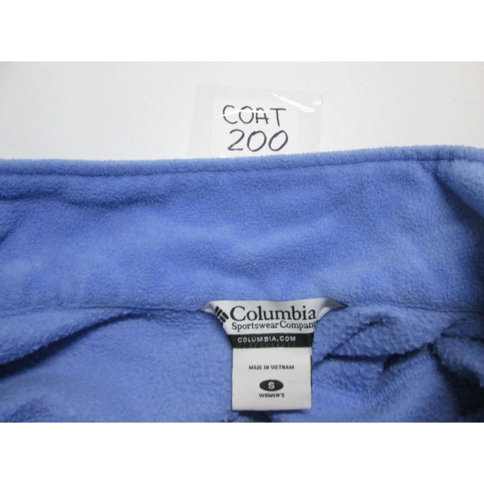 Vintage Columbia Womens Jacket Windbreaker S Blue Fleece Outerwear Zip Pockets Long Sleeve Solid Pattern Zip Closure Size S / US 4 / IT 40 - 7 Thumbnail