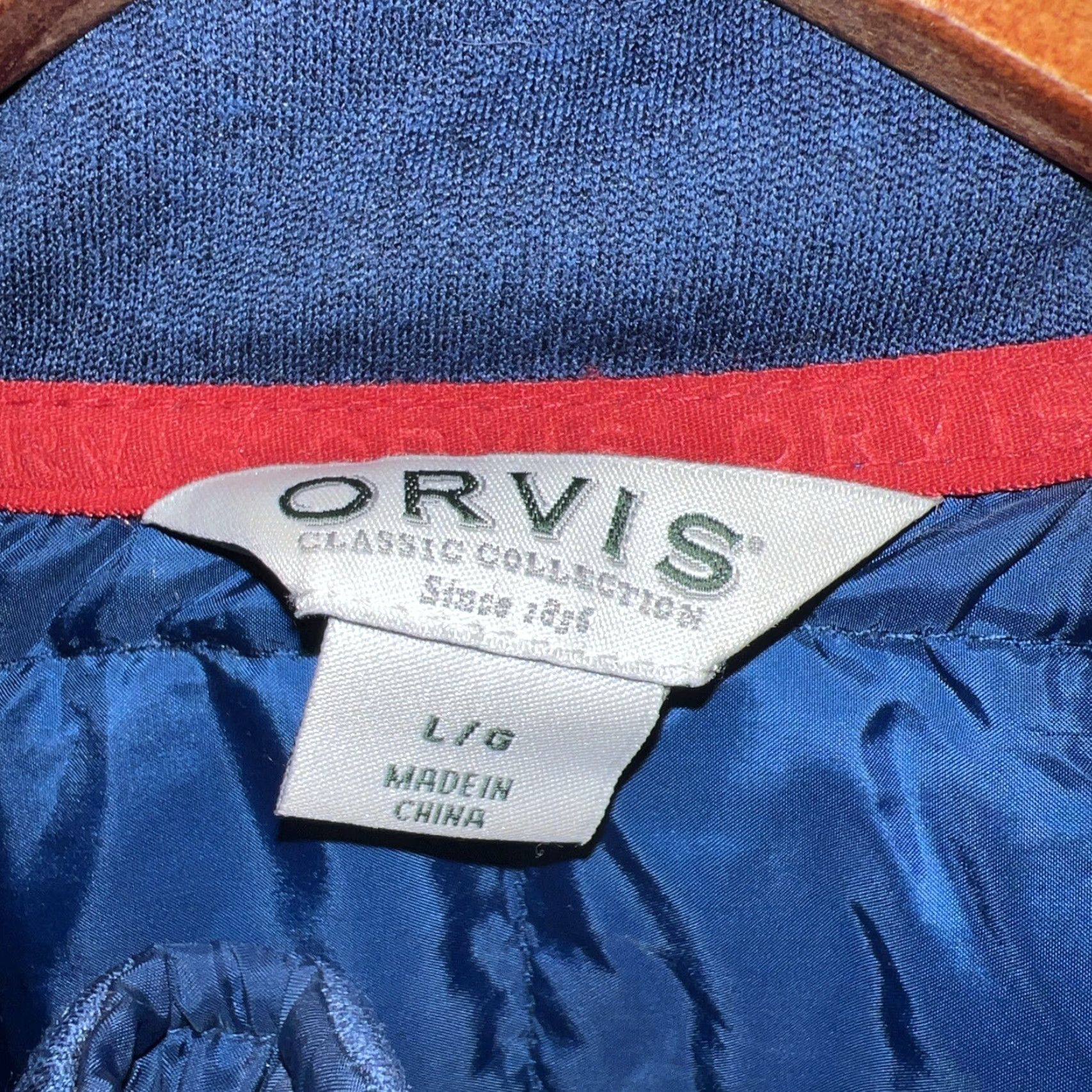 Orvis ORVIS Blue Quilted Full Zip Jacket Mens Size L Size US L / EU 52-54 / 3 - 3 Thumbnail