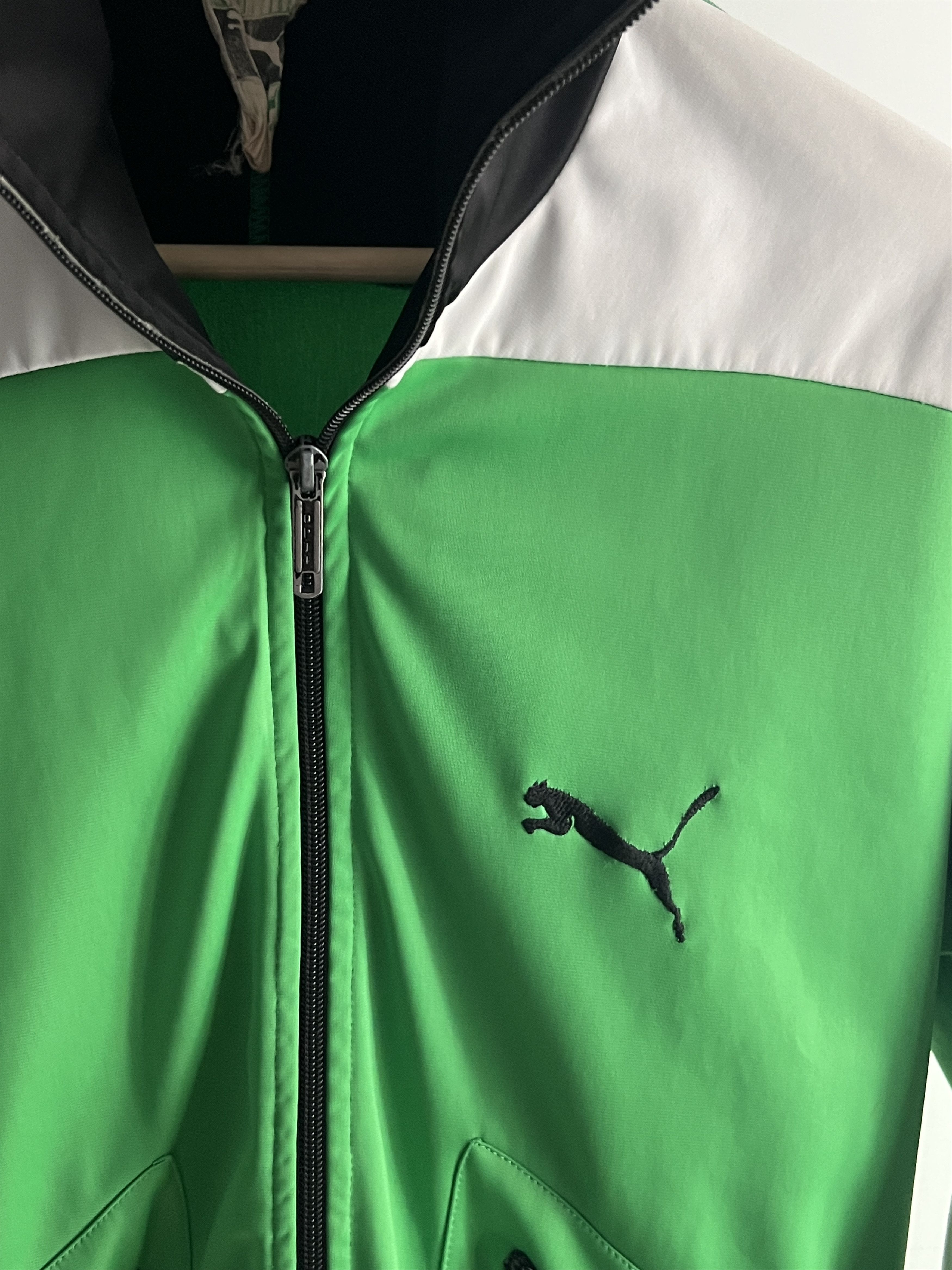 Puma × Vintage VINTAGE PUMA GREEN TRACK TOP JACKET GERMANY Size US S / EU 44-46 / 1 - 3 Thumbnail