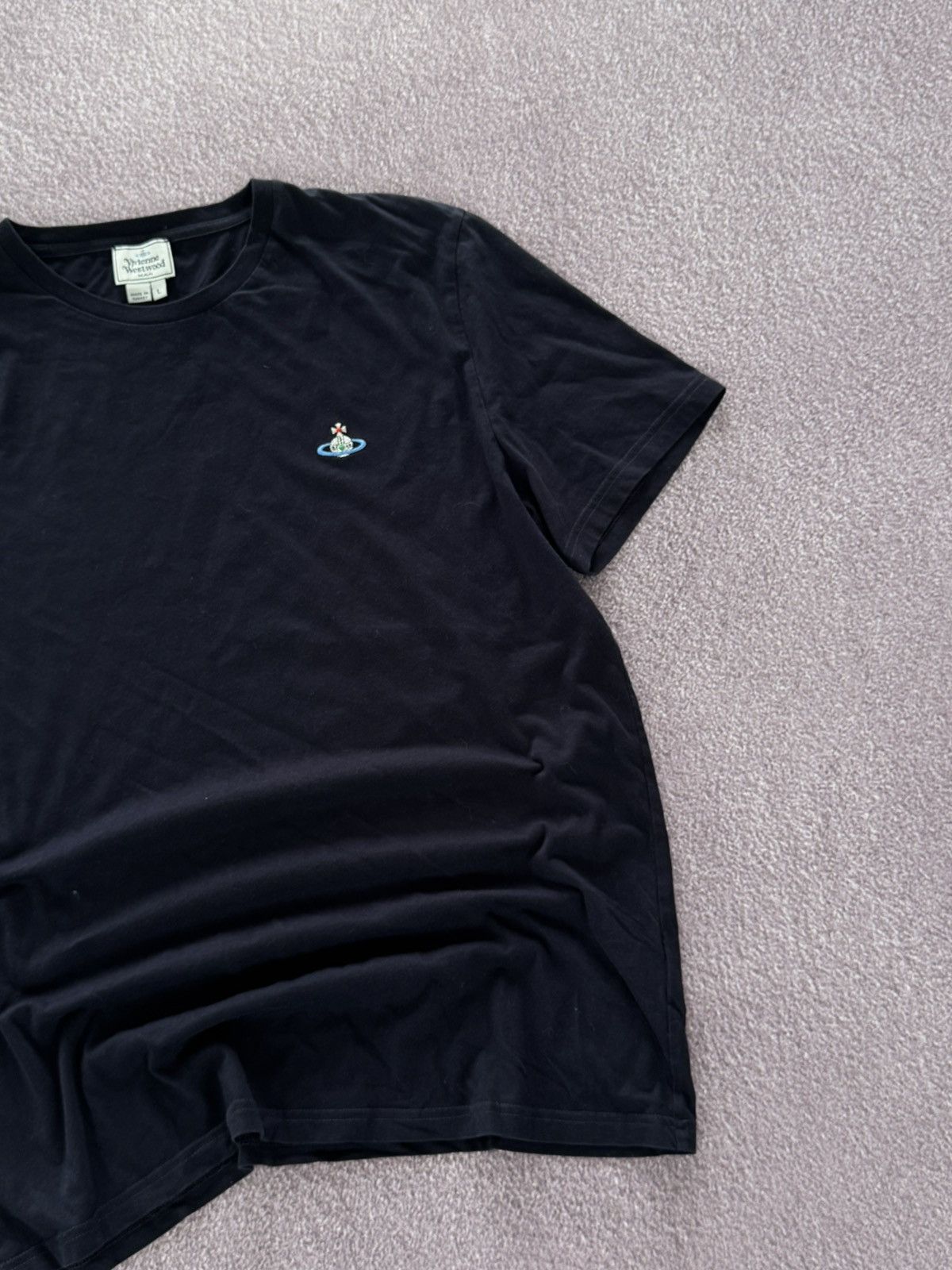 Vivienne Westwood Vivienne Westwood Fabulos Small Logo Classic T-Shirt Size US L / EU 52-54 / 3 - 5 Thumbnail
