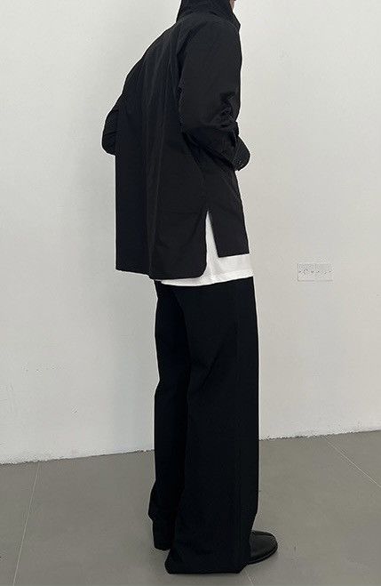 Japanese Brand × Vintage Outdoor cleanfit retro high neck long sleeve shirt Size US XL / EU 56 / 4 - 5 Thumbnail