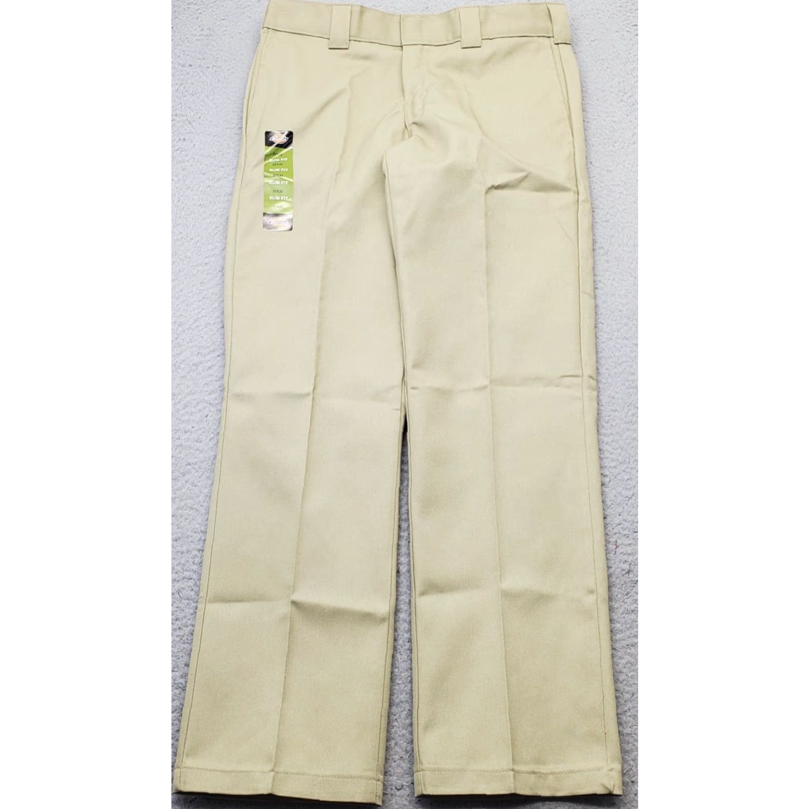 Dickies Dickies Work Pants Mens 32 Slim Tan 873 Wrinkle Resistant Straight WP873KH KP 874 Workwear Mens Size 32 Tan Slim Straight Pants Size US 32 / EU 48 - 2 Thumbnail