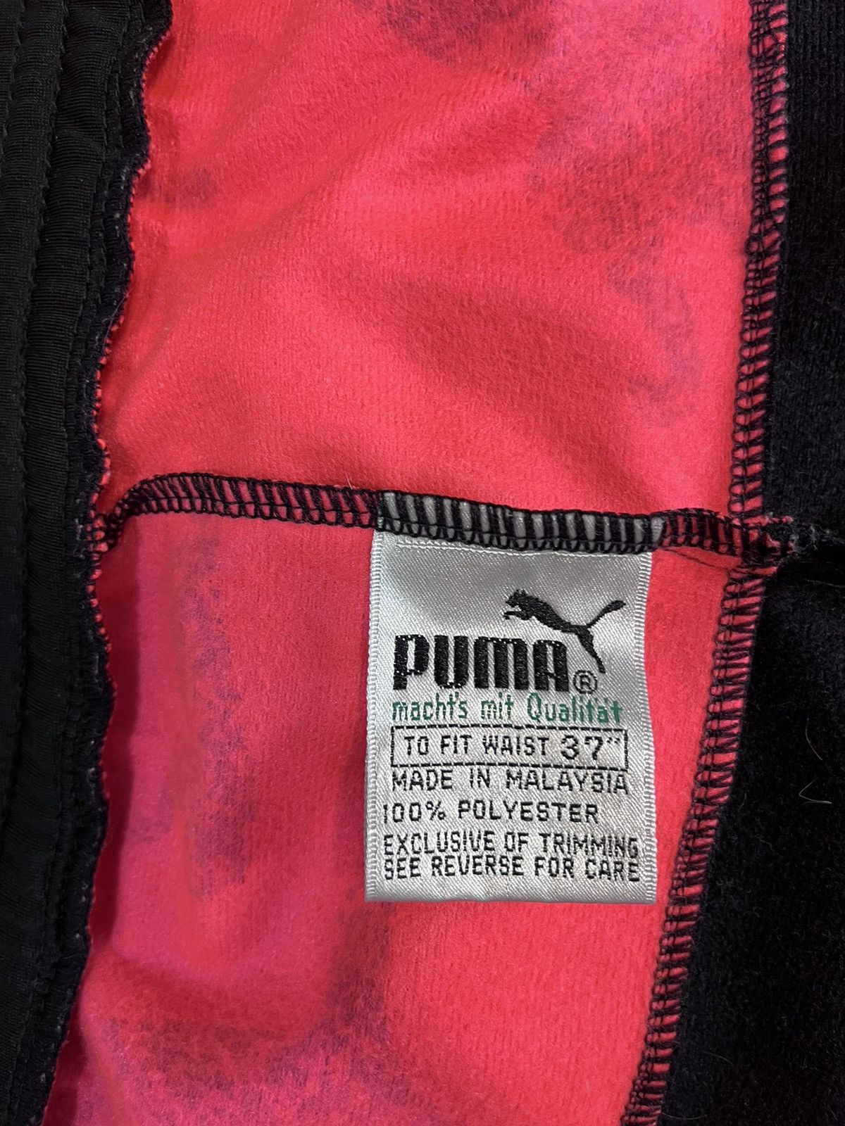 Puma Puma Women Track Pants Baggy Vintage Black To Fit Waist 37 Size 40" / US 18 - 7 Thumbnail