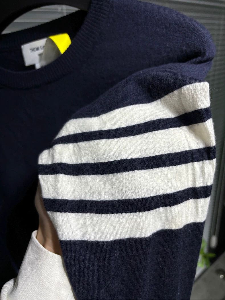Thom Browne Thom BrowneStriped sweater, dark blue sweater 2503-Nextarro Size US M / EU 48-50 / 2 - 5 Thumbnail