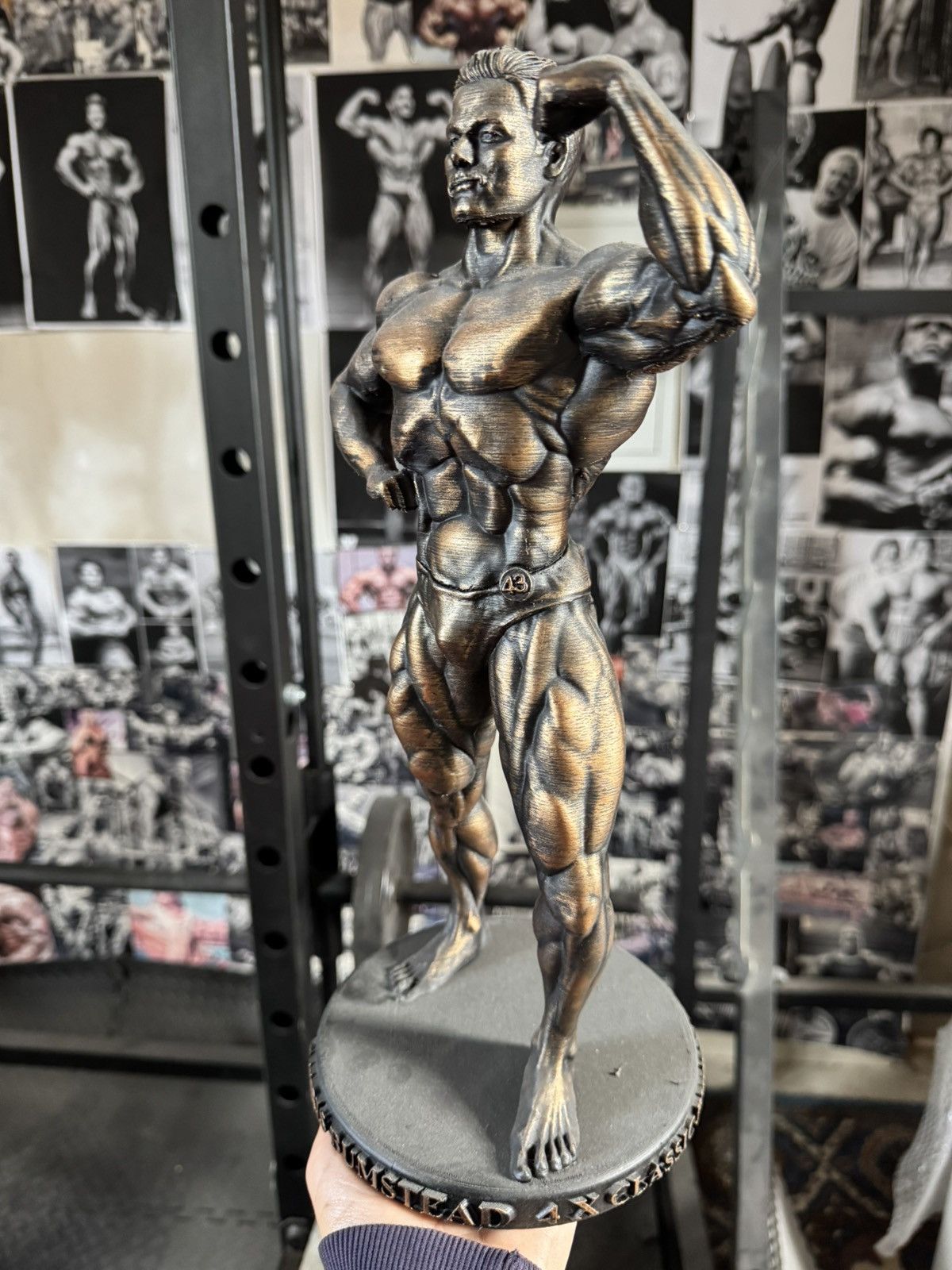 Other Gym statue Chris Bumstead Mr Olympia Bodybuilding 37cm Size ONE SIZE - 5 Thumbnail