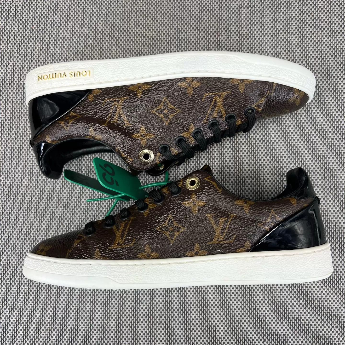 Louis Vuitton LV Monogram Brown Sneaker 36.5 Original Box Size US 6 / IT 36 - 2 Thumbnail