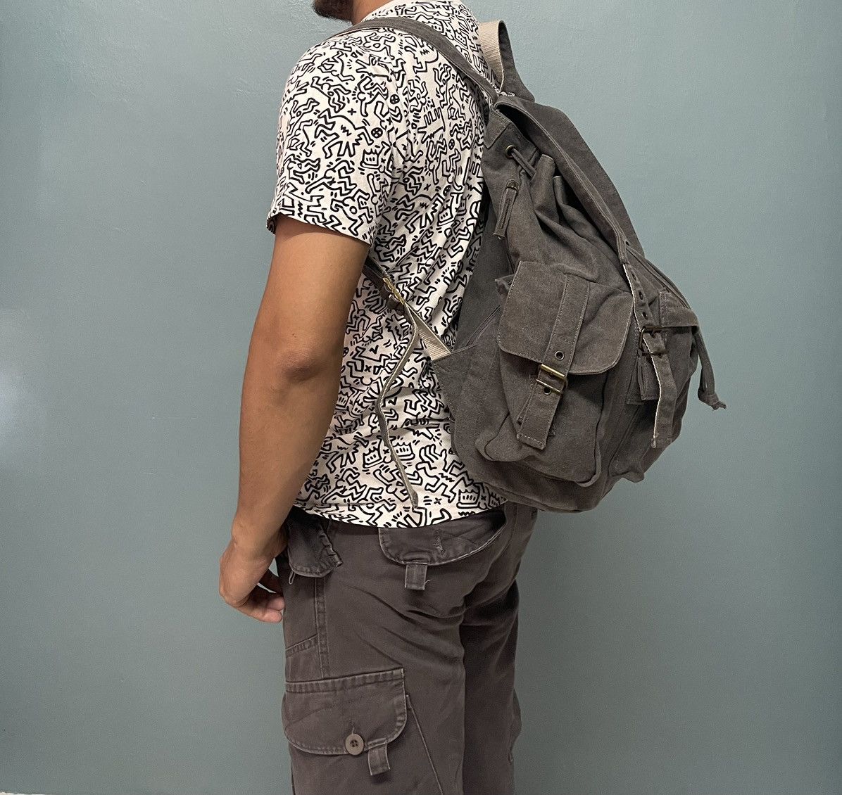 If Six Was Nine PARACHUTE RUCKSACK HARD COTTON BACKPACK IF SIX WAS NINE Size ONE SIZE - 2 Thumbnail