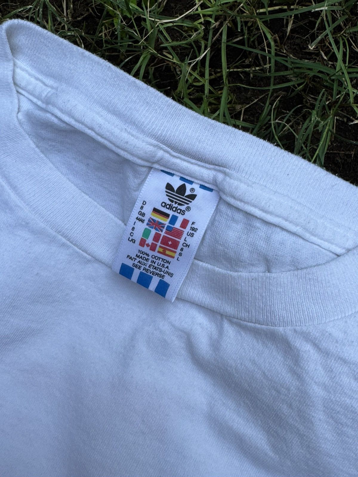 Adidas Vintage soccer World Cup USA94 T-shirt 90s Size US L / EU 52-54 / 3 - 7 Thumbnail